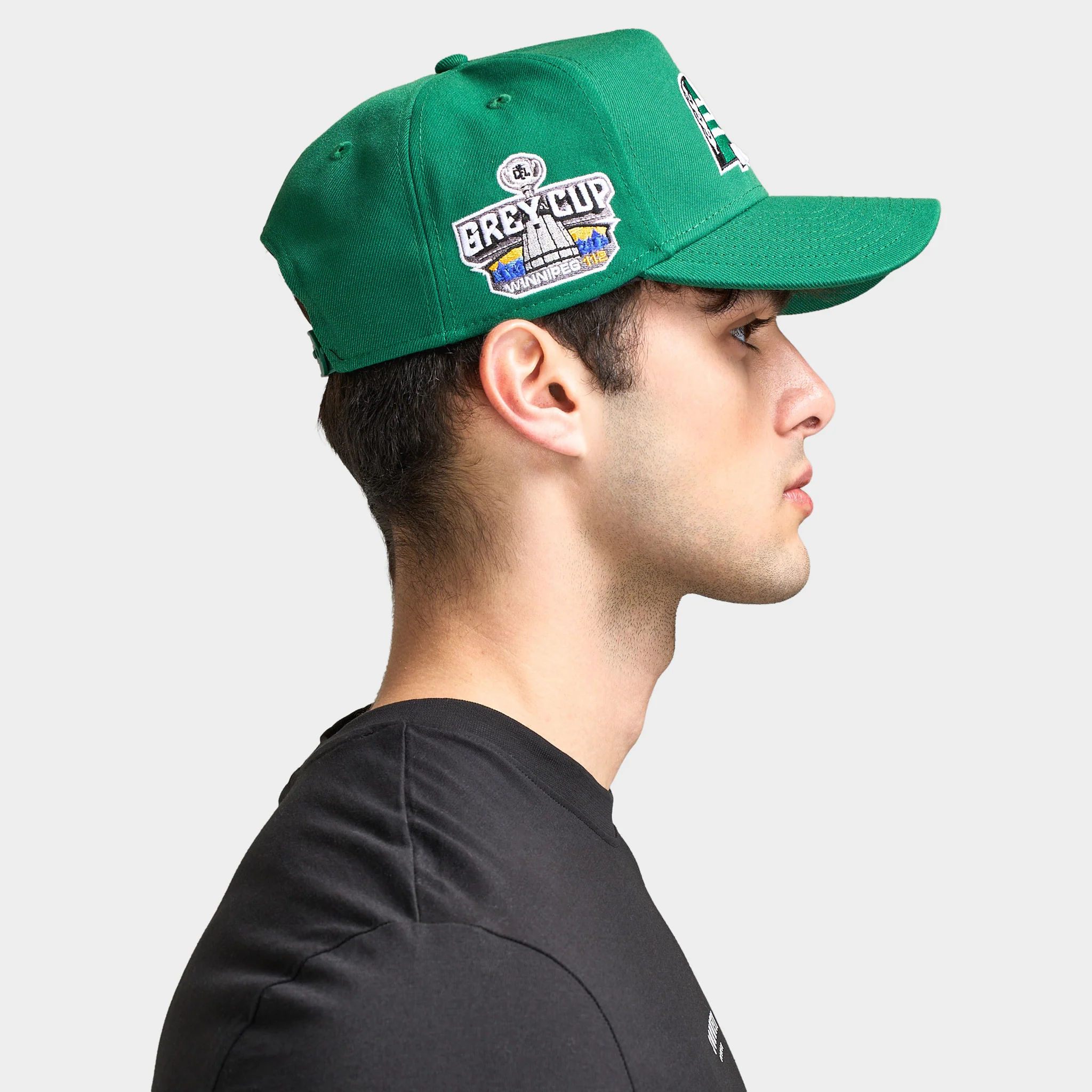 New Era Saskatchewan Roughriders  9FORTY A-Frame / Kelly Green - Image 4