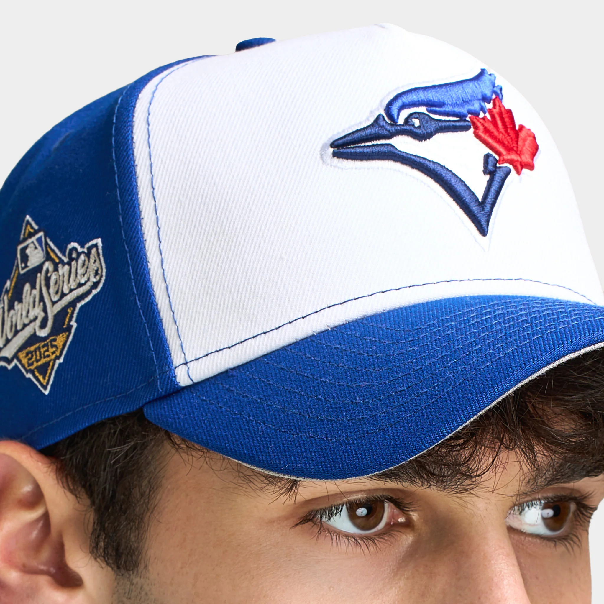 New Era Toronto Blue Jays 9FORTY White / Light Royal - Image 2