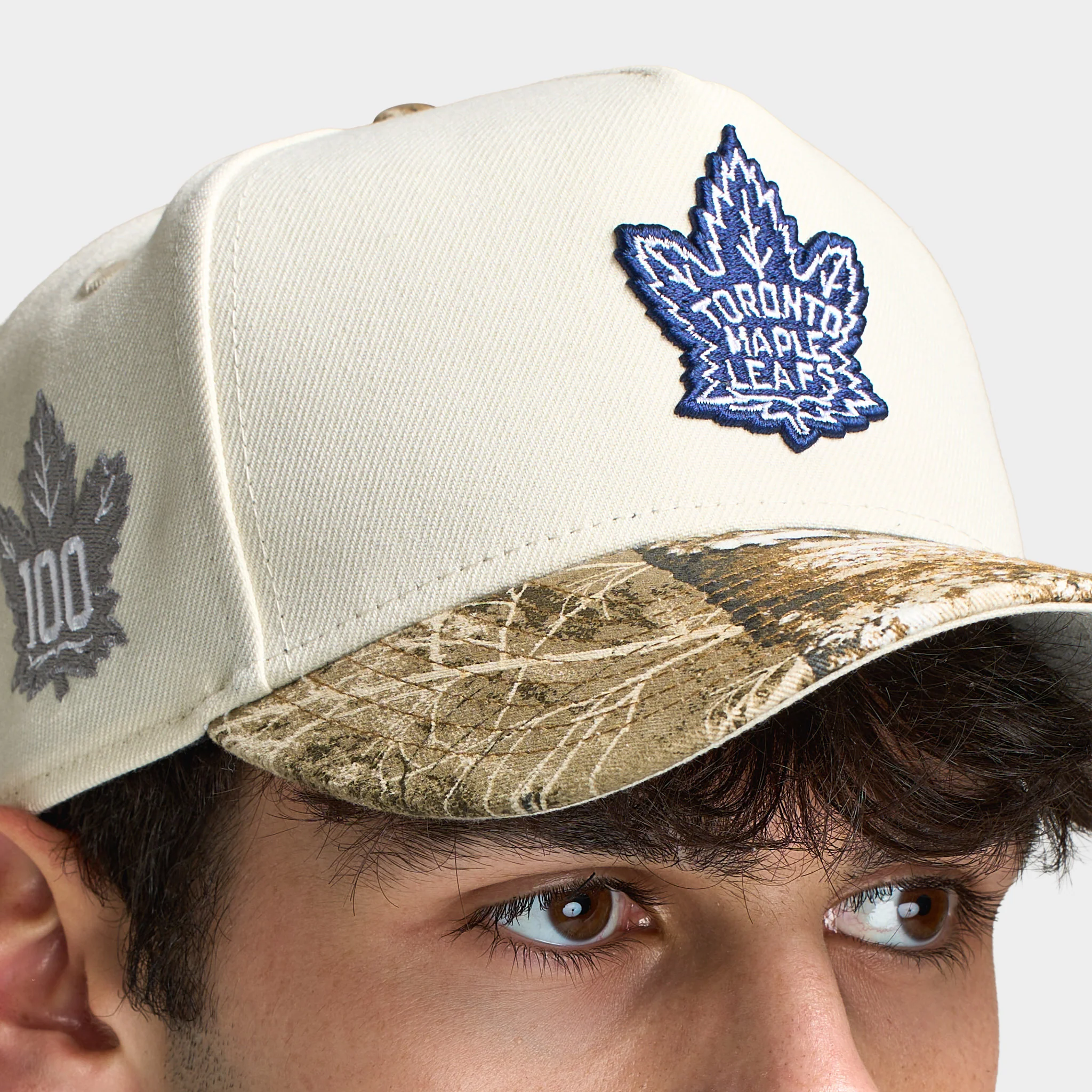 New Era Toronto Maple Leafs 9FORTY A-Frame Chrome / Realtree Camo - Image 2