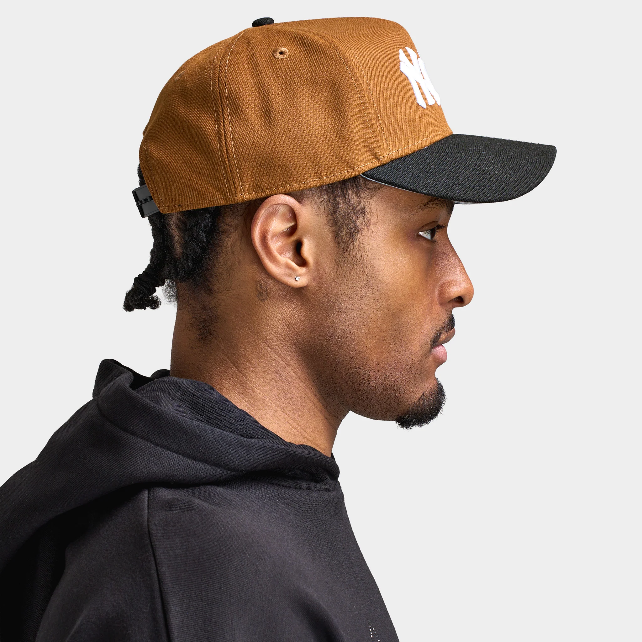 New Era Yankees Dodgers Mix Logo 9FORTY AF Khaki / Black - Image 4