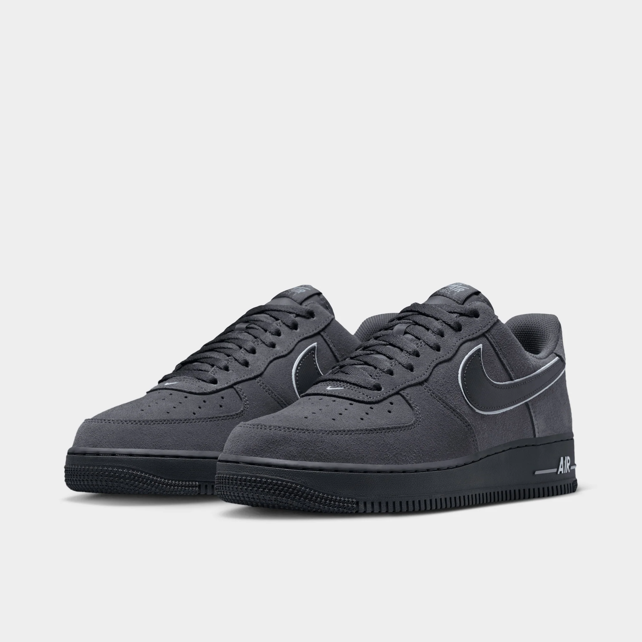 Nike Air Force 1 07 LV8 Black / Grey - Image 2