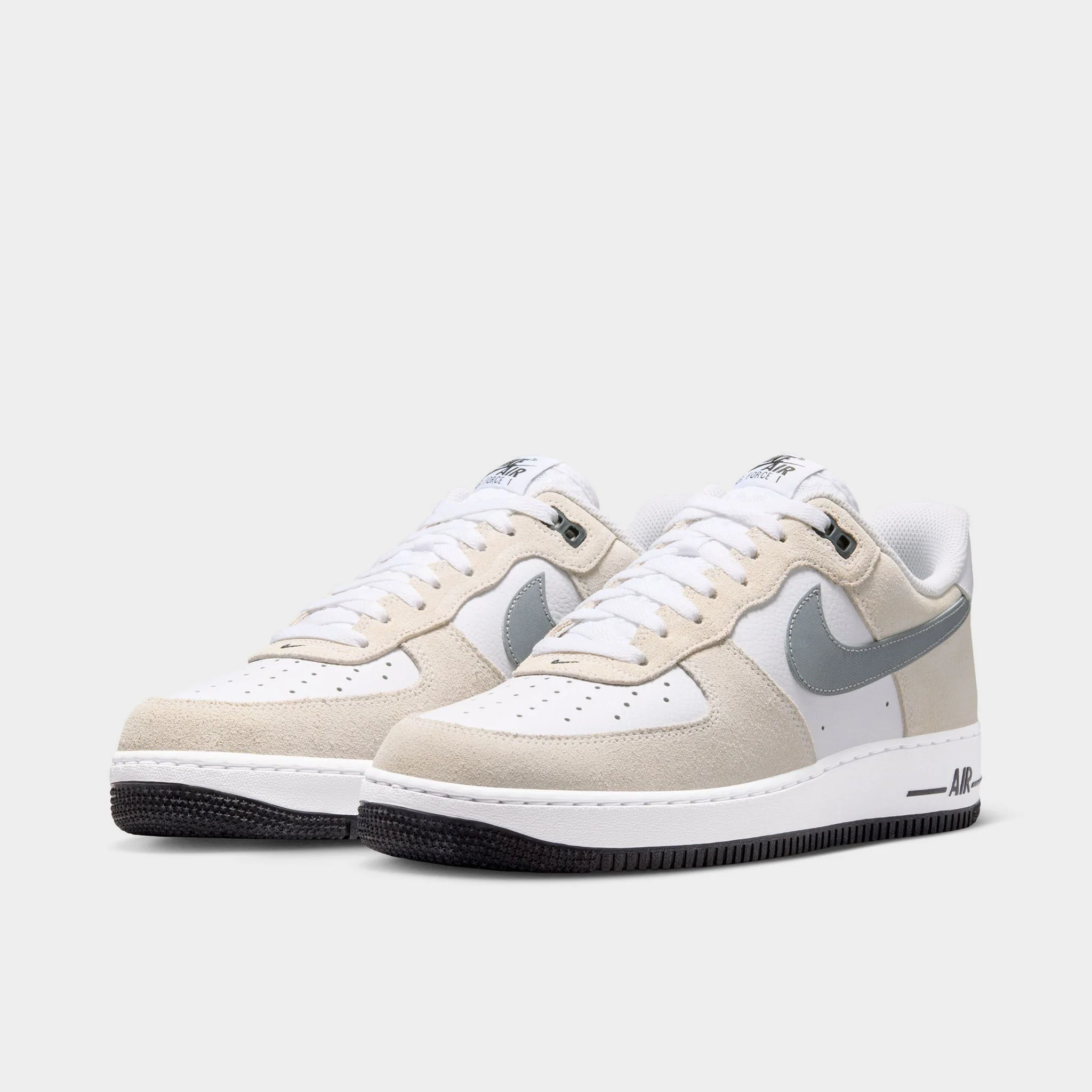 Nike Air Force 1 '07 LV8 White / Metallic Cool Grey - Black - Image 2