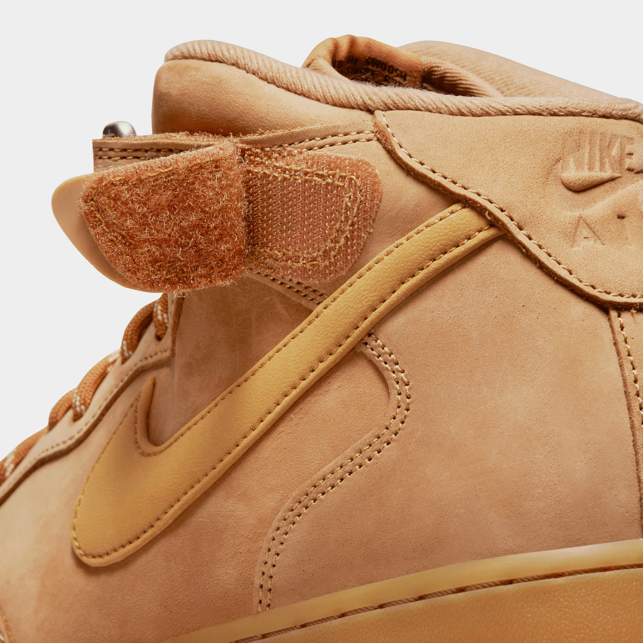 Nike Air Force 1 '07 Mid Flax / Wheat - Gum Light Brown - Image 3