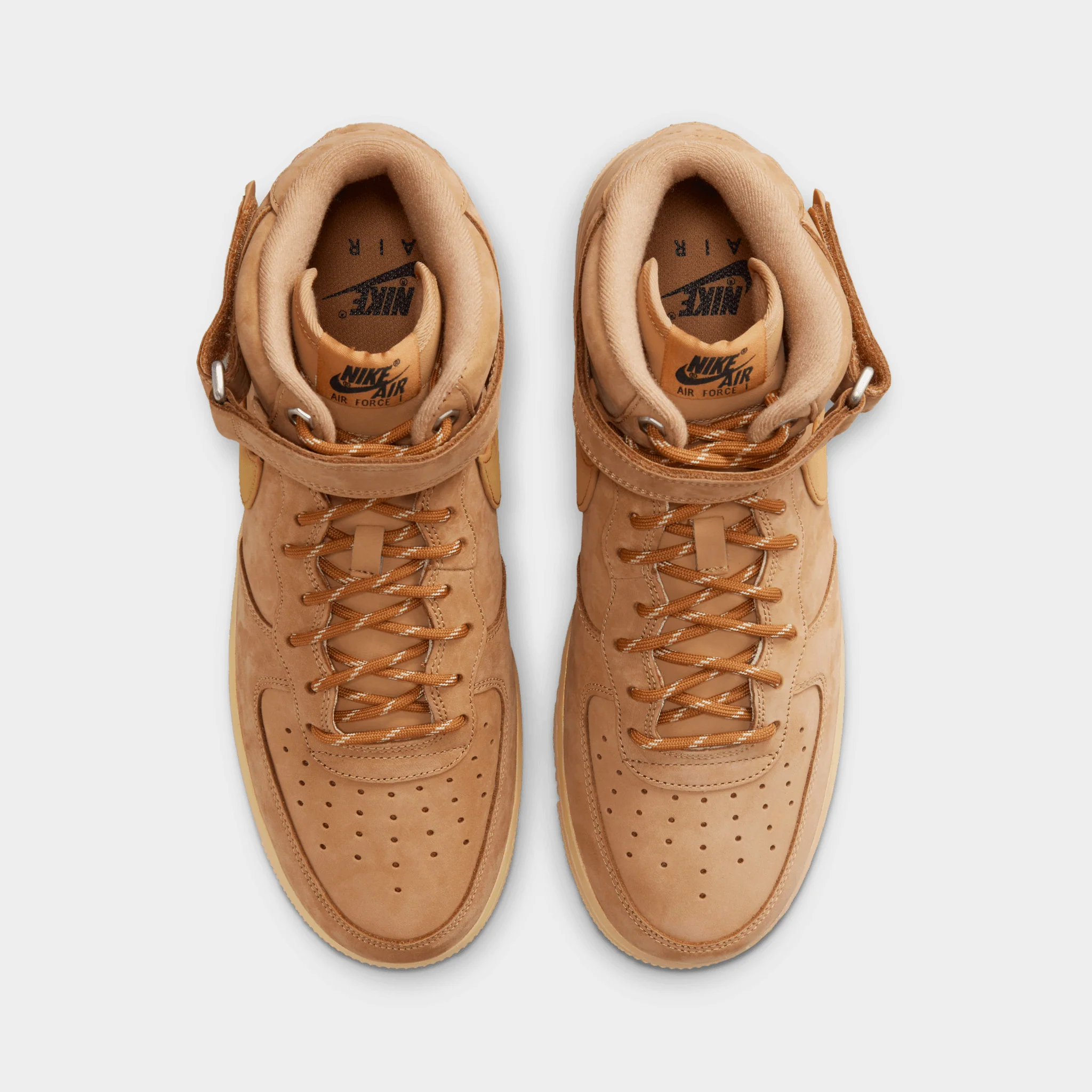 Nike Air Force 1 '07 Mid Flax / Wheat - Gum Light Brown - Image 5