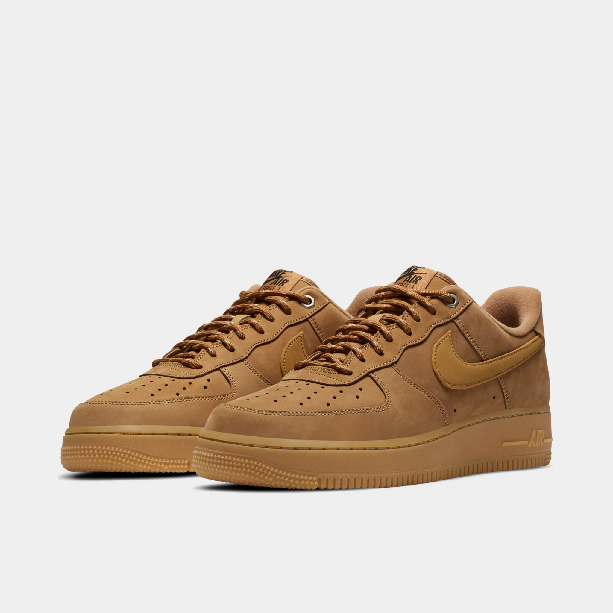 Nike Air Force 1 `07 WB Flax / Gum Light Brown - Black - Image 2