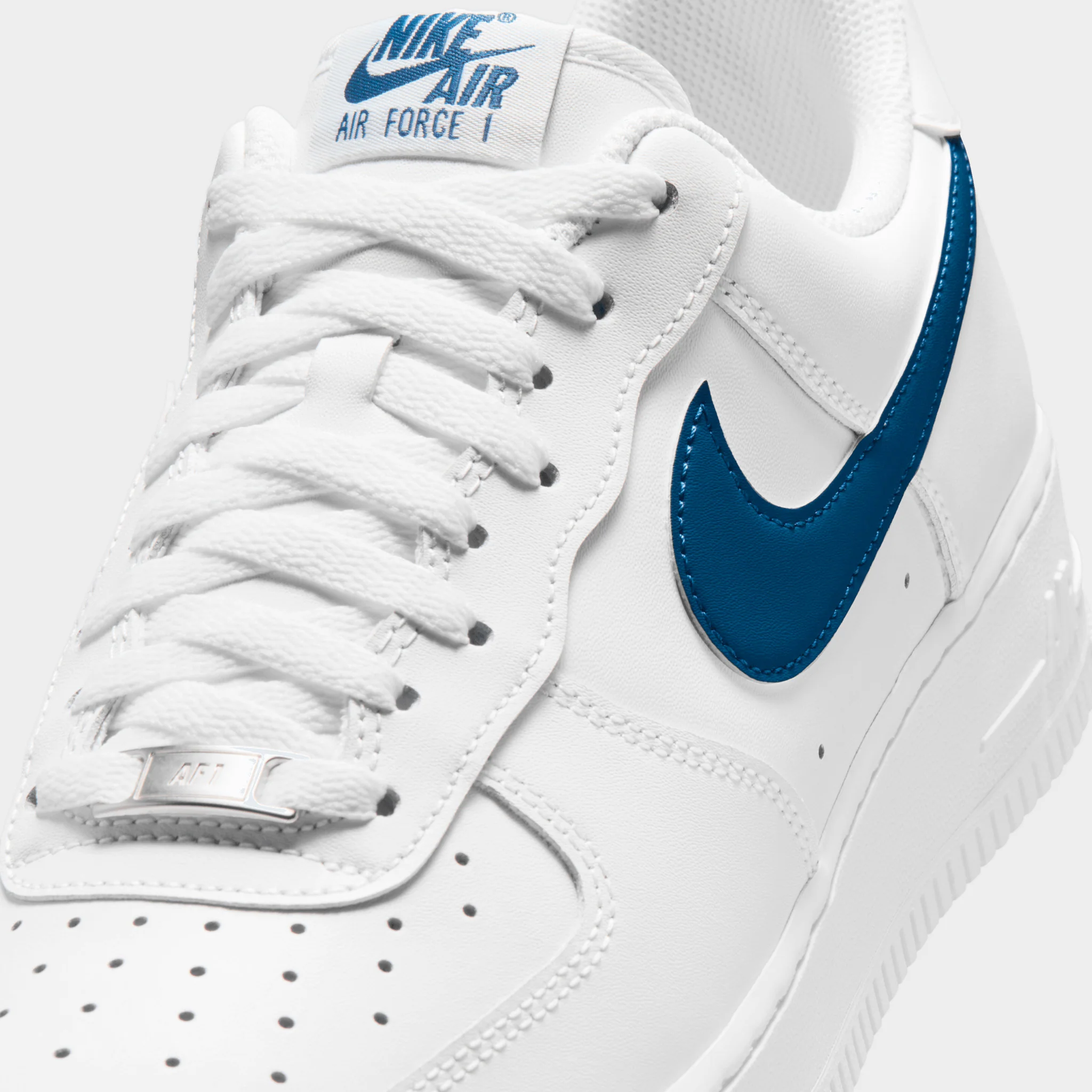Nike Air Force 1 '07 White / Court Blue - Image 3