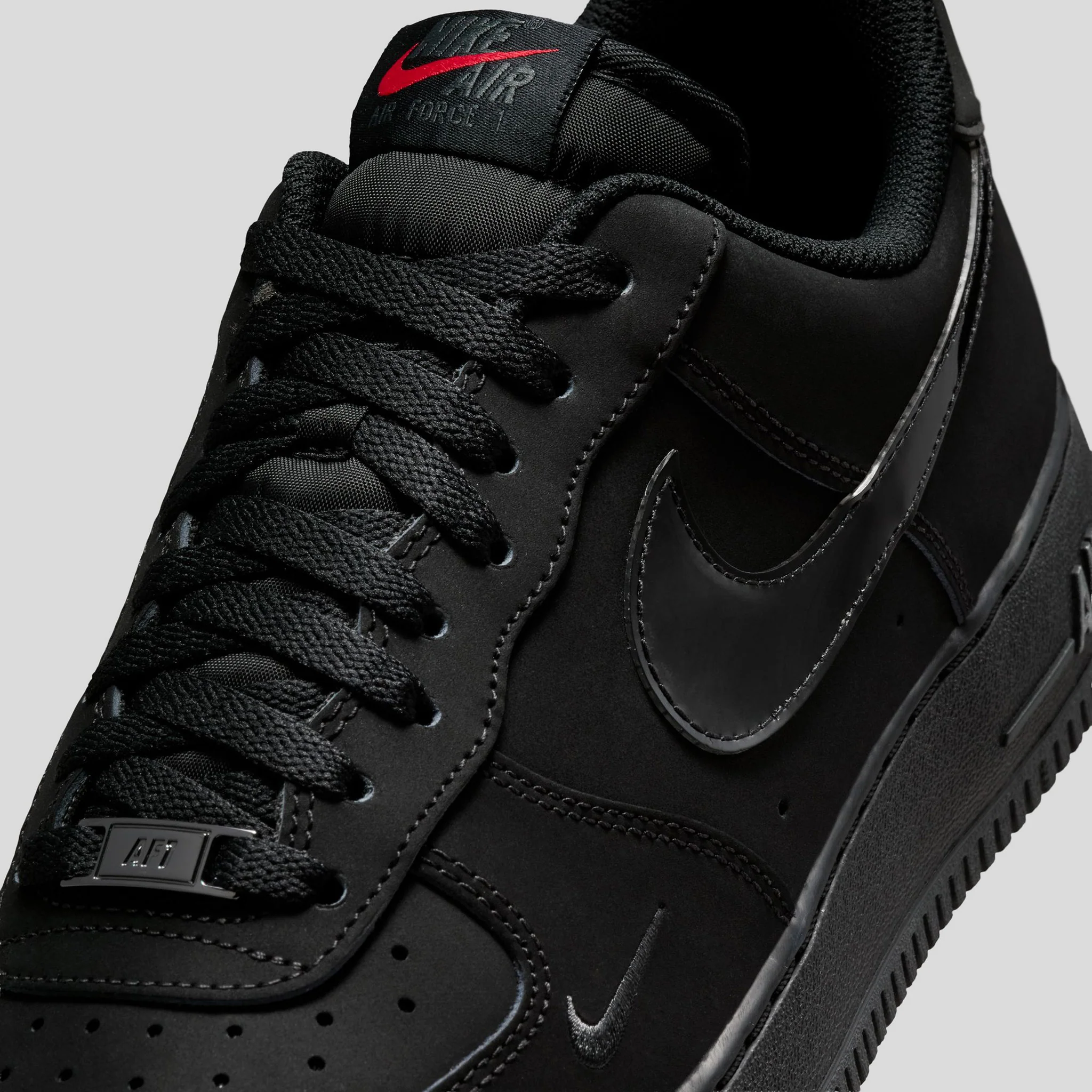 Nike Air Force 1 Black / Black - Dark Smoke Grey - Image 3