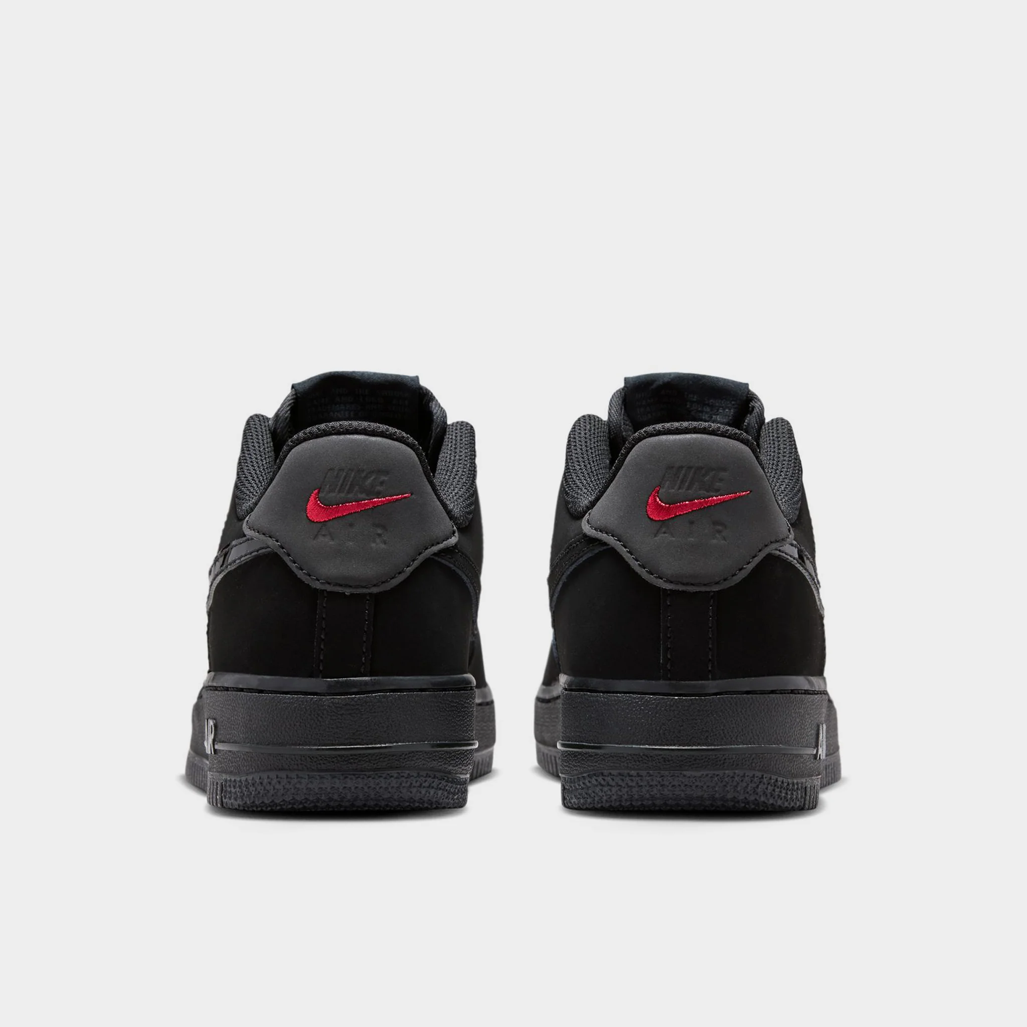 Nike Air Force 1 GS Black / Black - Dark Smoke Grey - Image 5