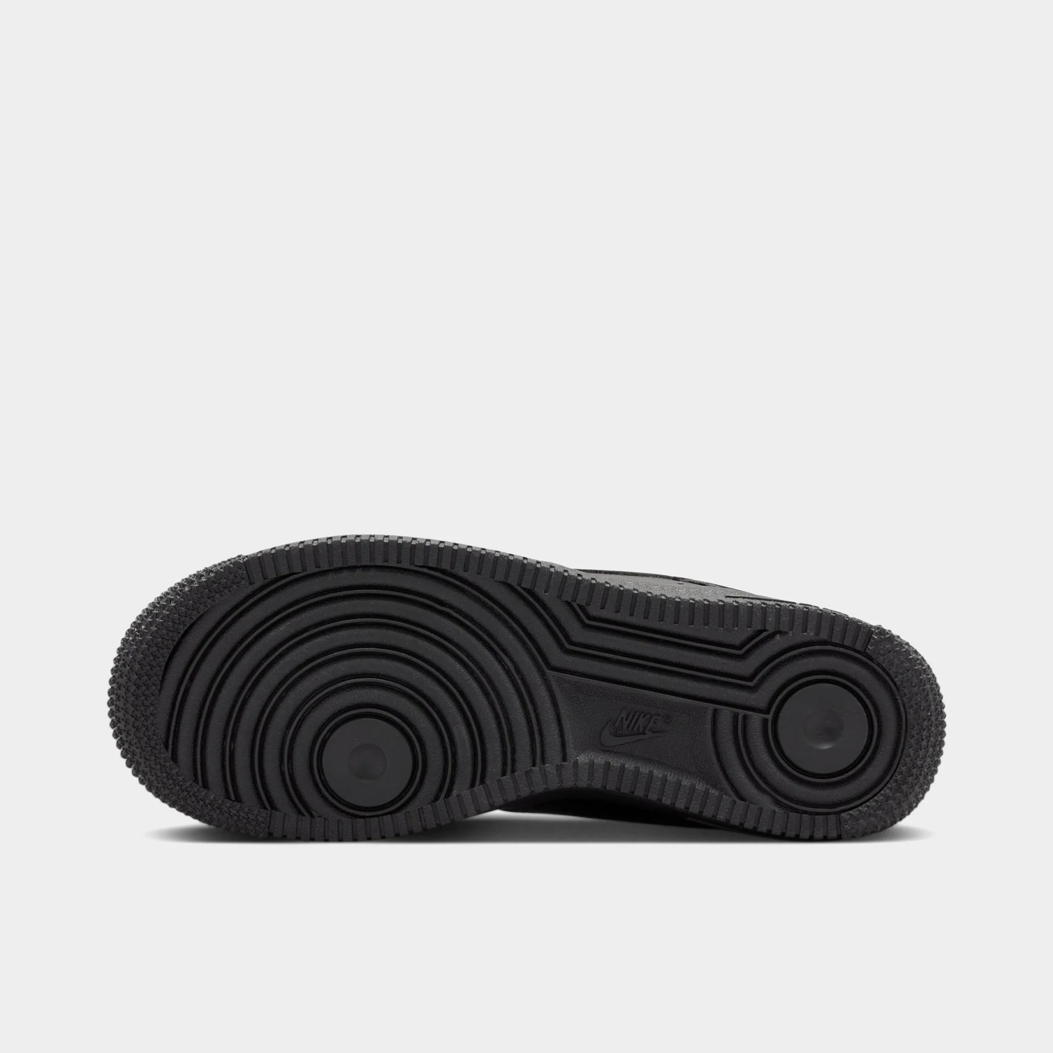 Nike Air Force 1 GS Black / Light Smoke Grey - Image 6