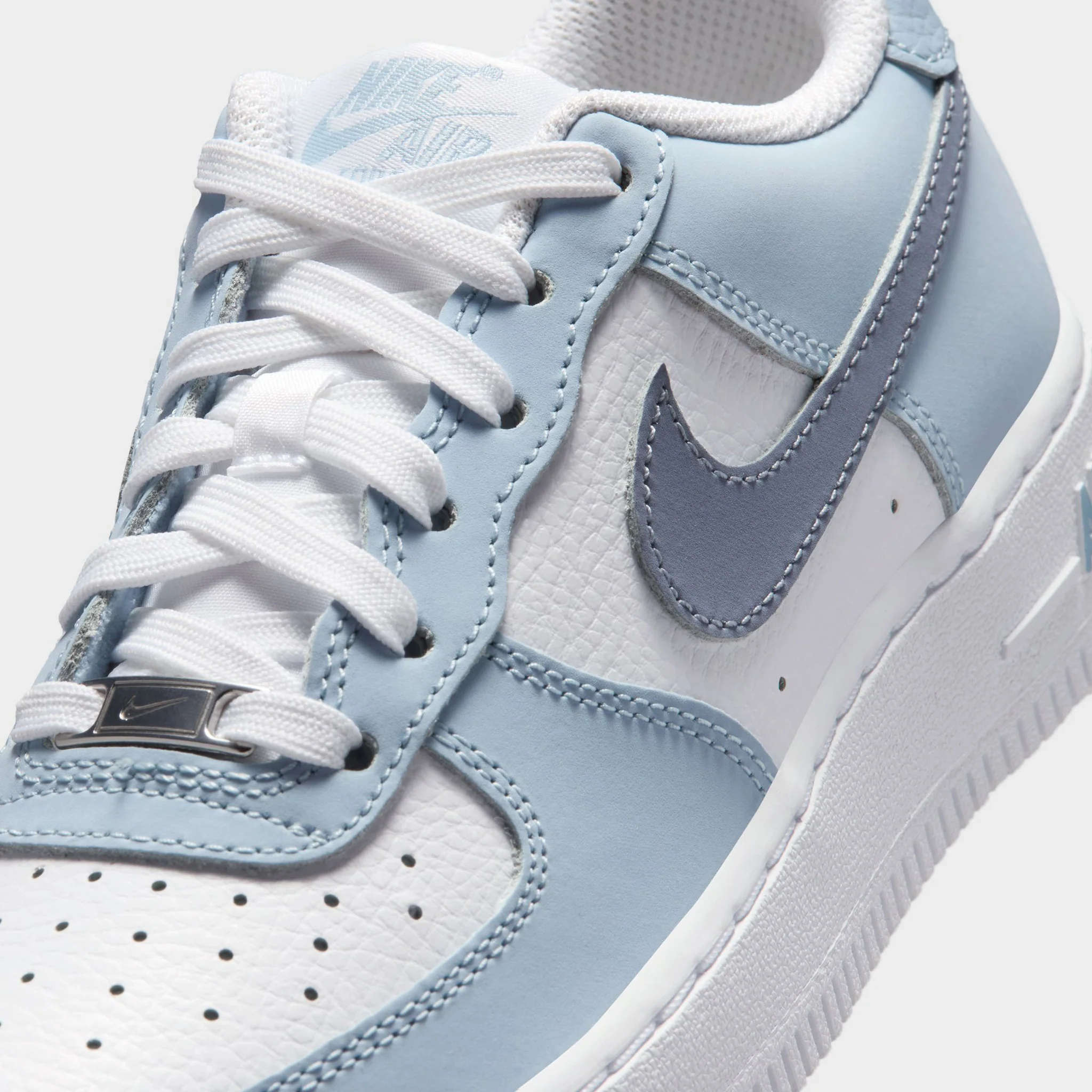 Nike Air Force 1 GS Light Armory Blue / Ashen Slate - Image 3