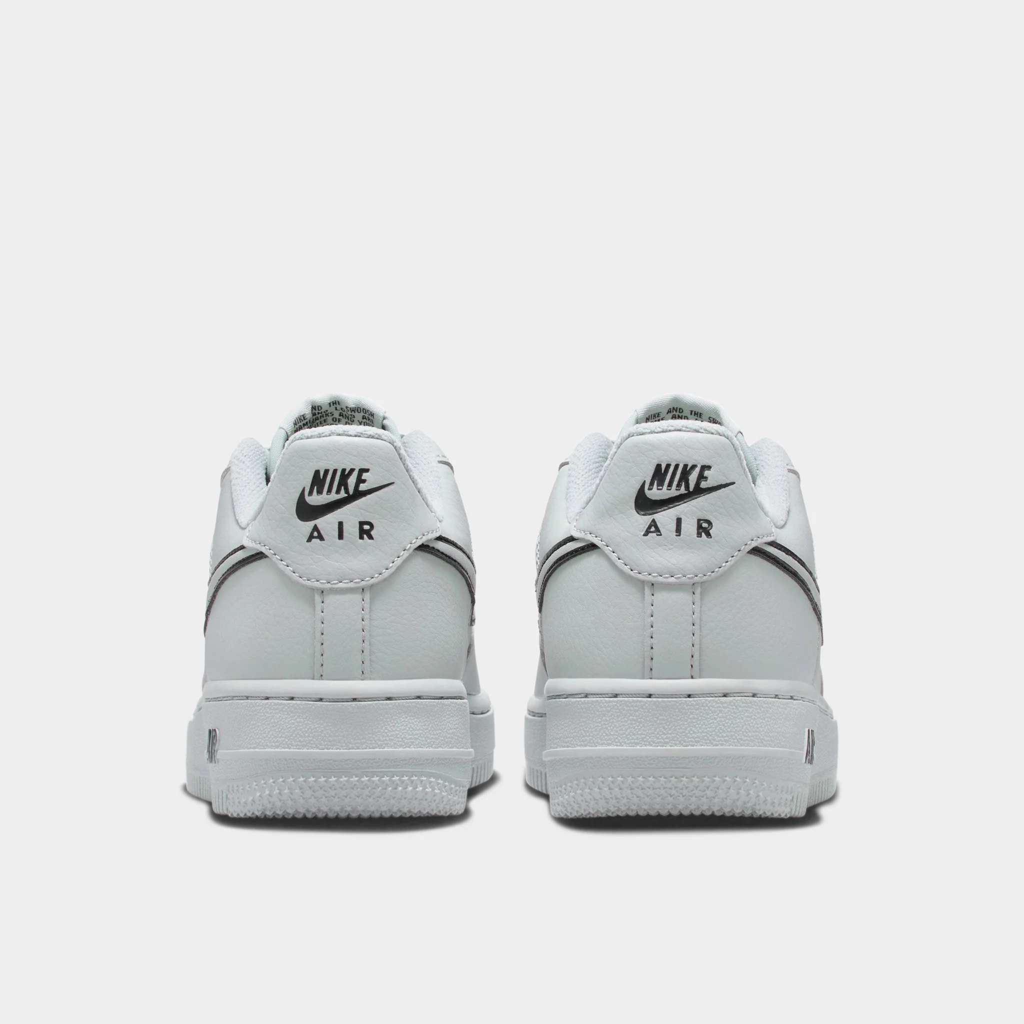 Nike Air Force 1 GS Light Smoke Grey / Black - Image 4