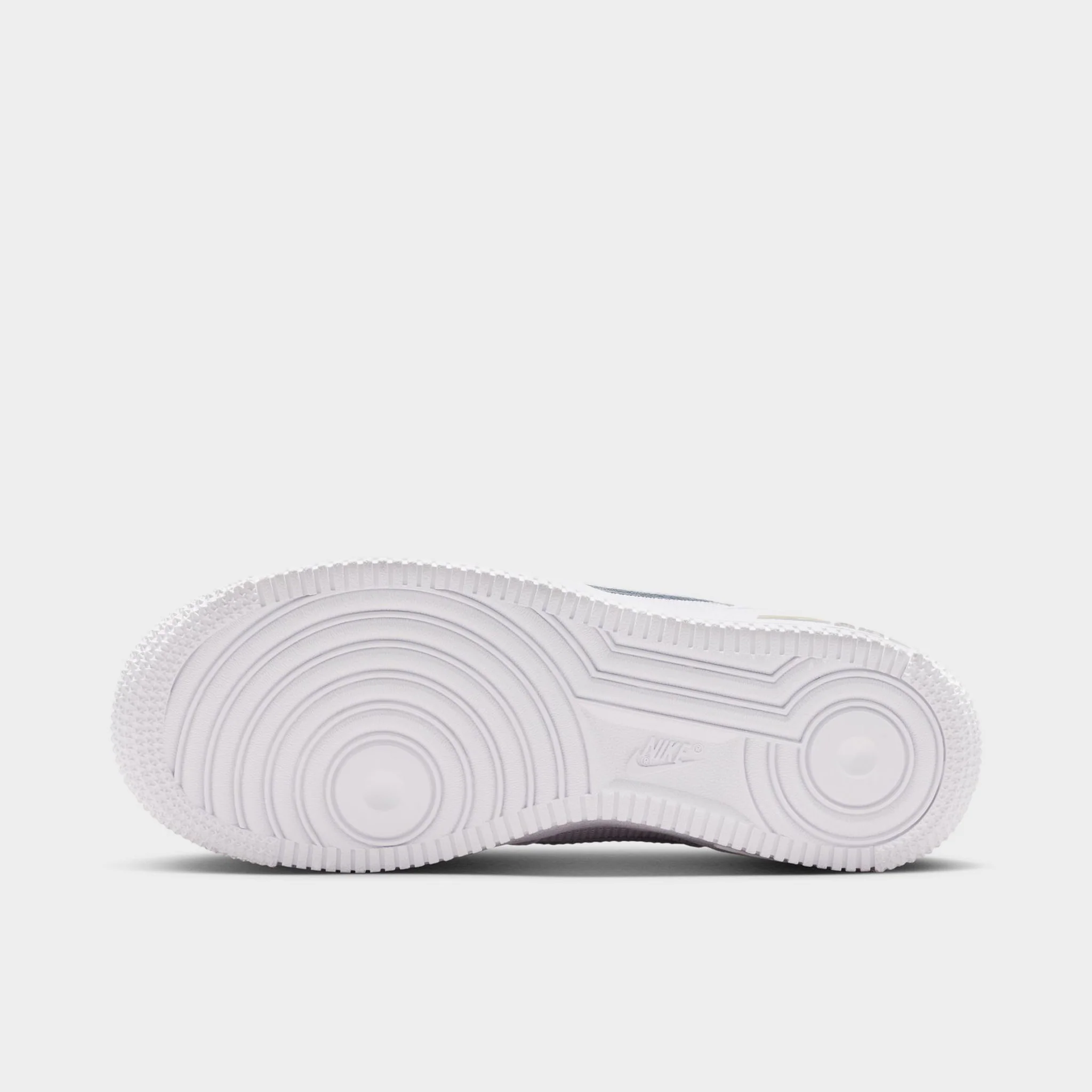 Nike Air Force 1 GS White / Desert Khaki - Metallic Silver - Image 6