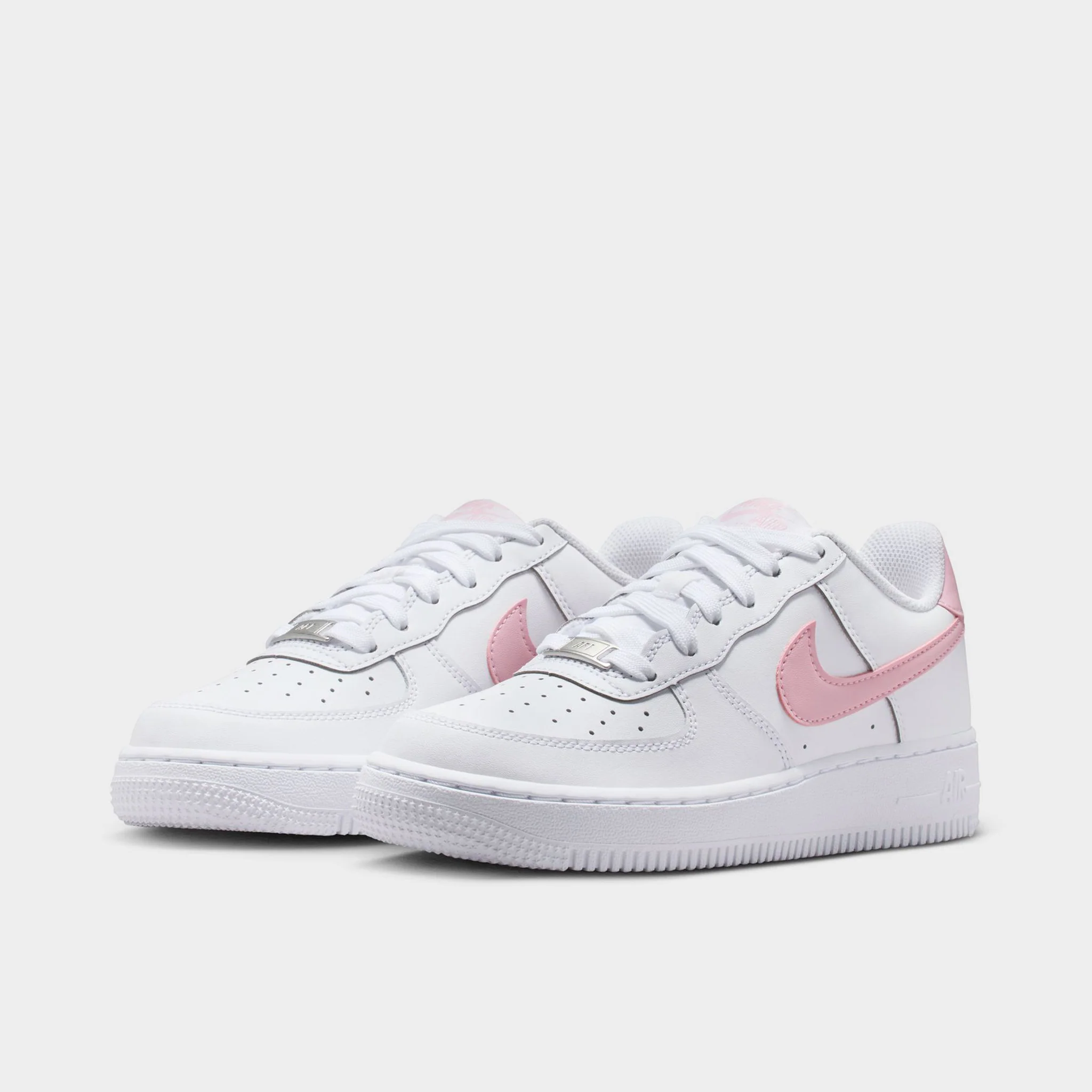 Nike Air Force 1 GS White / Medium Soft Pink - White - Image 2