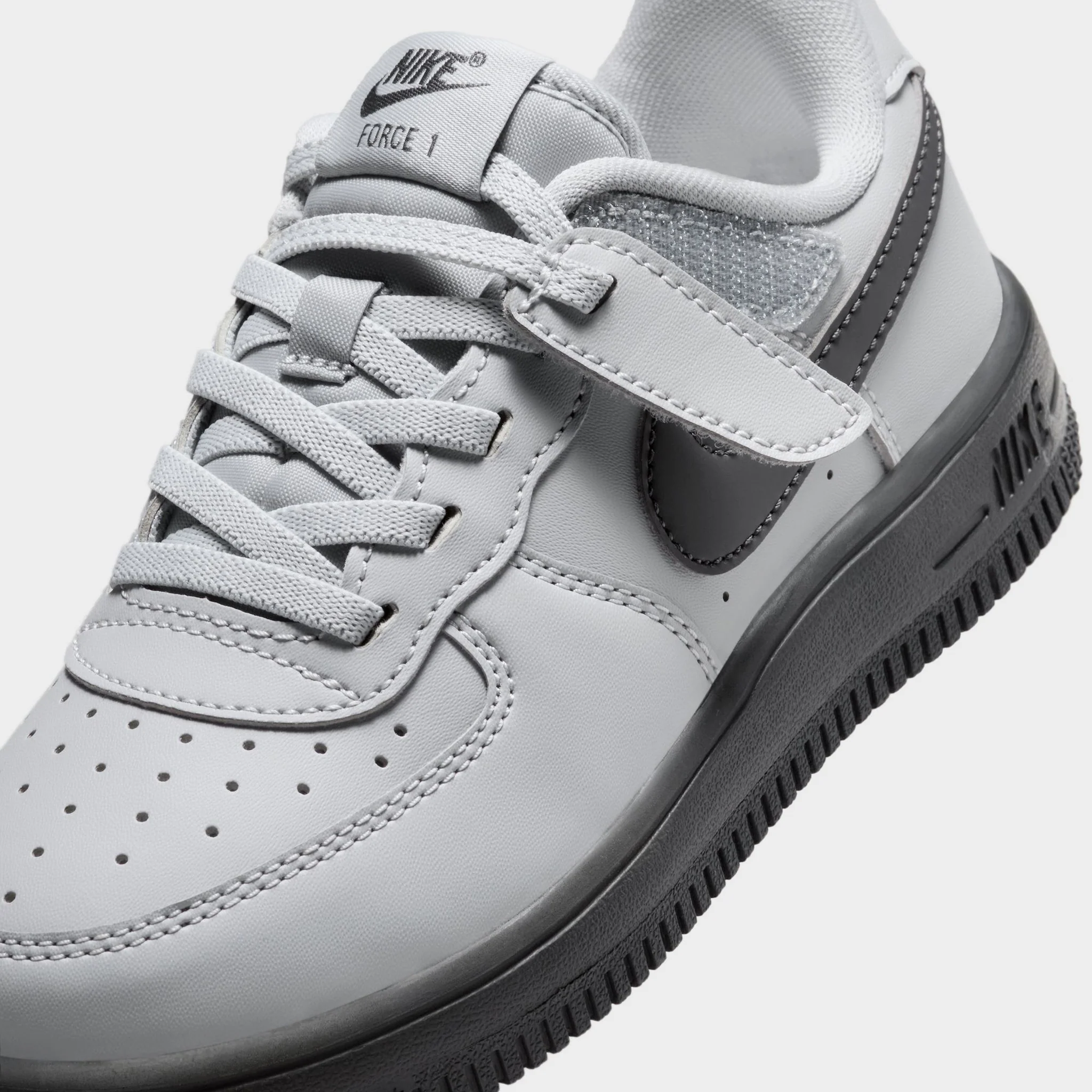 Nike Air Force 1 Low Easyon PS Wolf Grey / Dark Smoke Grey - Image 3