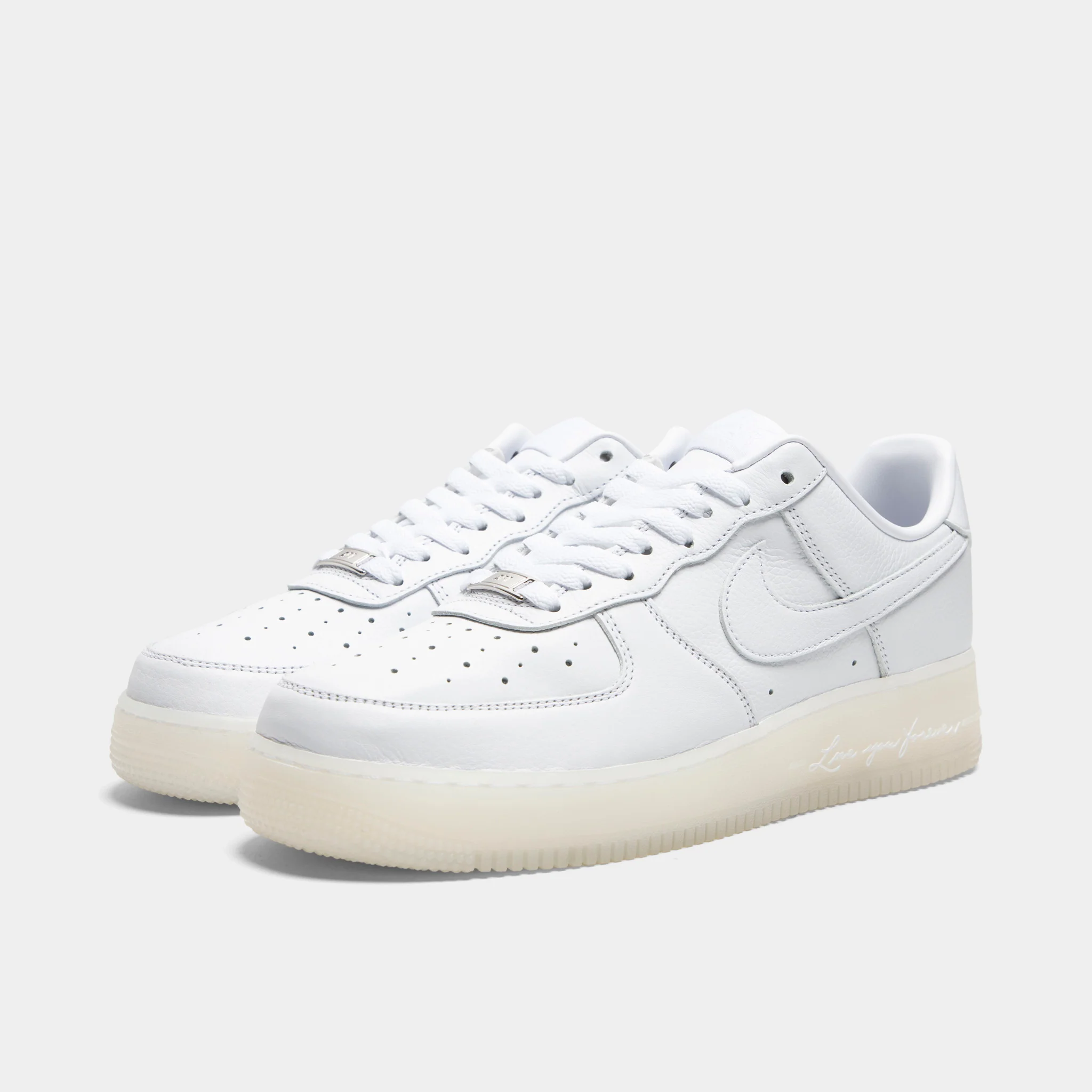 Nike NOCTA Air Force 1 Low SP "LYF" White / Cobalt Tint - Metallic Silver - Image 2