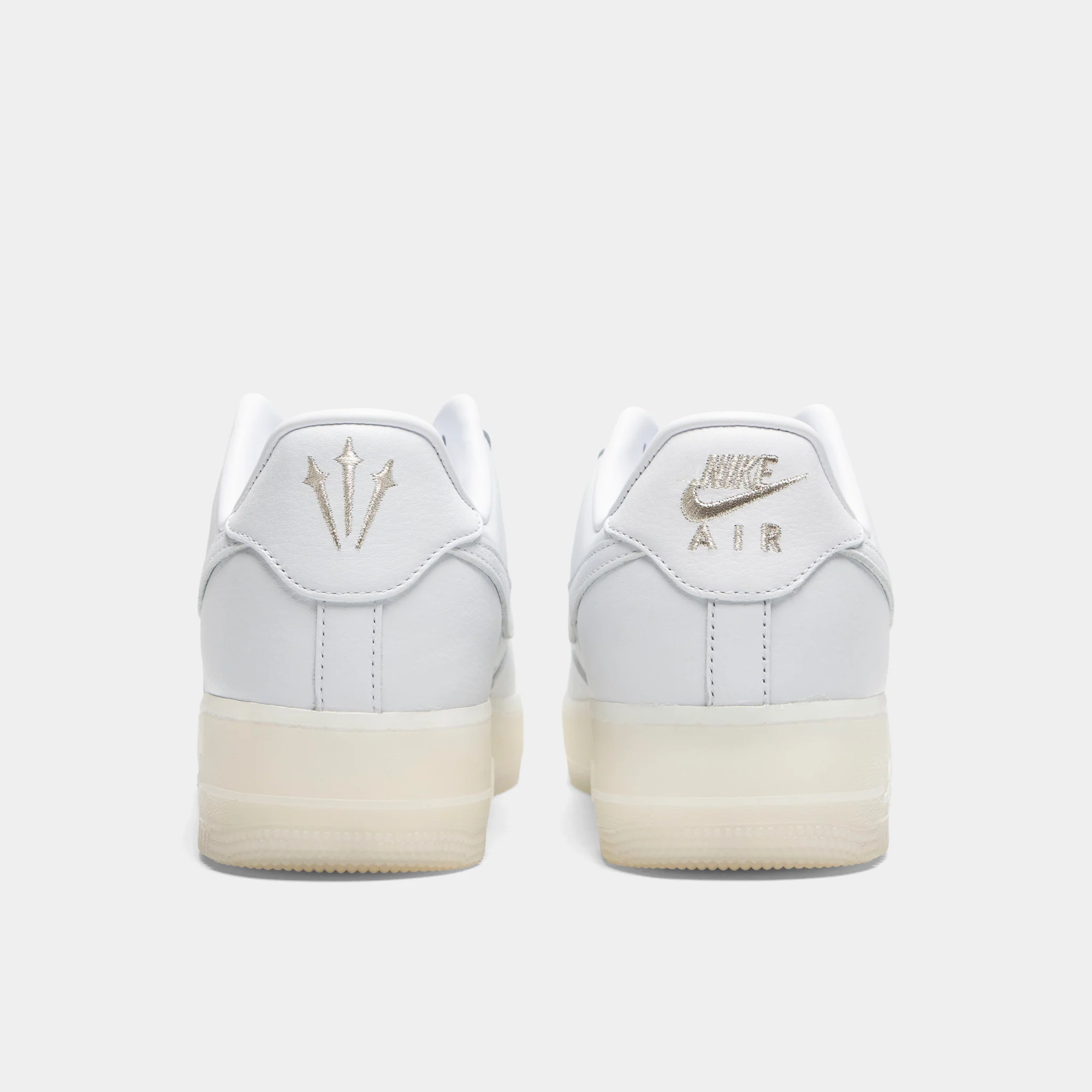 Nike NOCTA Air Force 1 Low SP "LYF" White / Cobalt Tint - Metallic Silver - Image 4