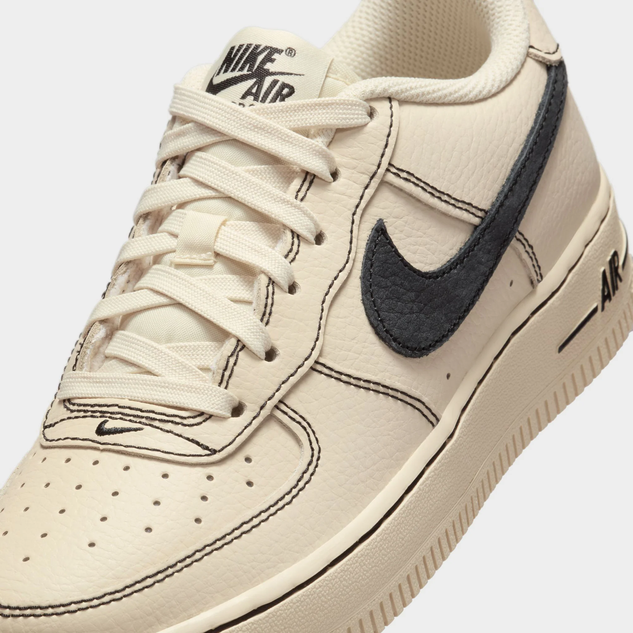 Nike Air Force 1 LV8 4 GS Light Khaki / Black - Image 3