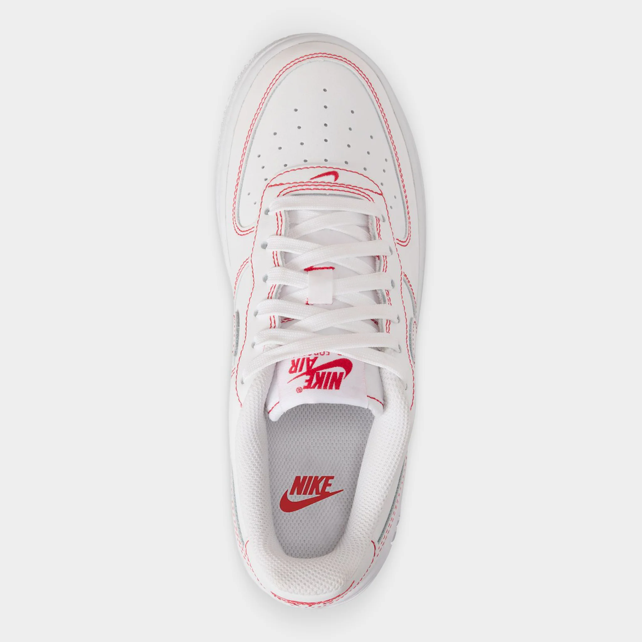 Nike Air Force 1 LV8 GS White / University Red - Image 2