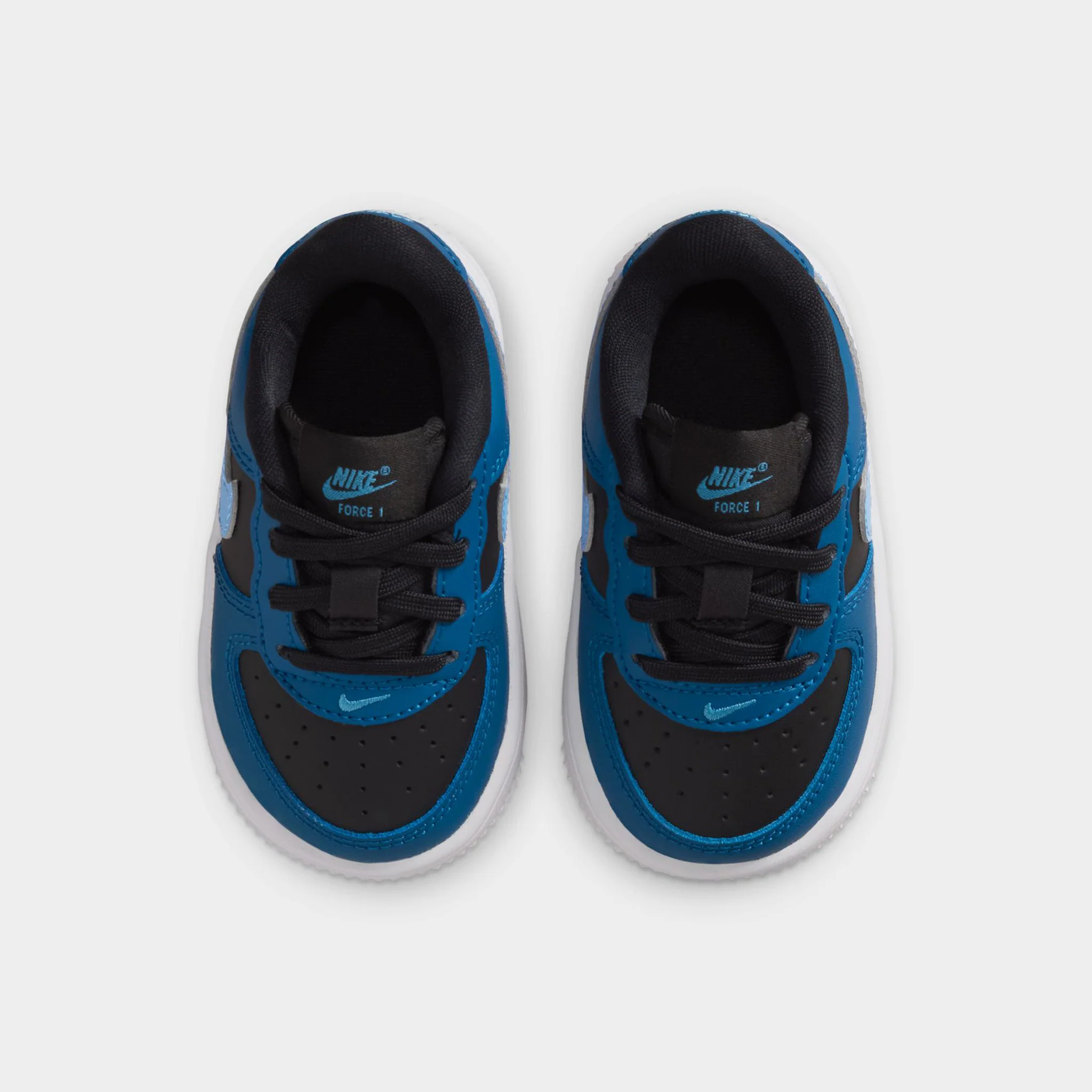 Nike Air Force 1 TD Black / Dutch Blue - Court Blue - Image 5