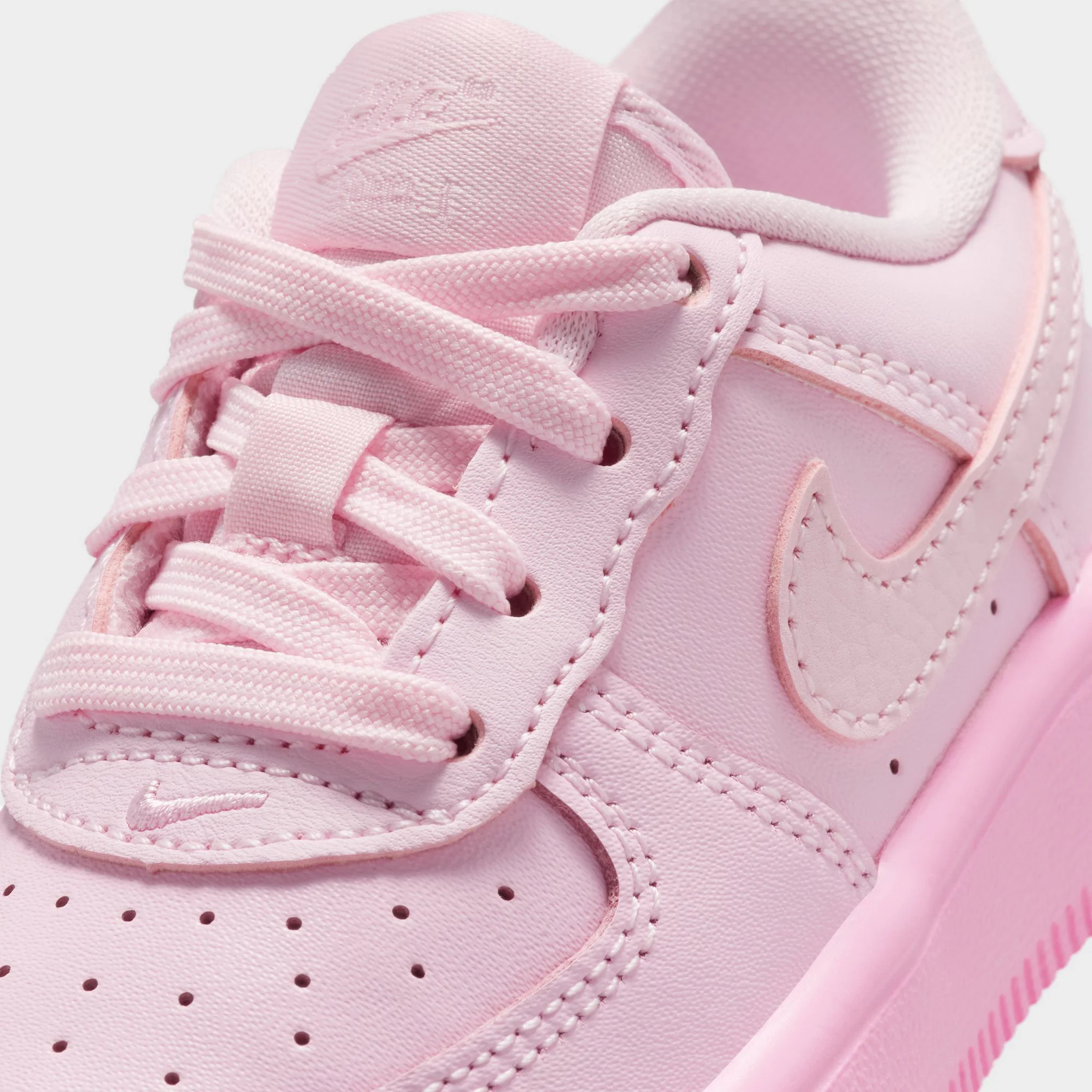 Nike Air Force 1 TD Pink Foam / Pink Foam - Pink Rise - Image 3