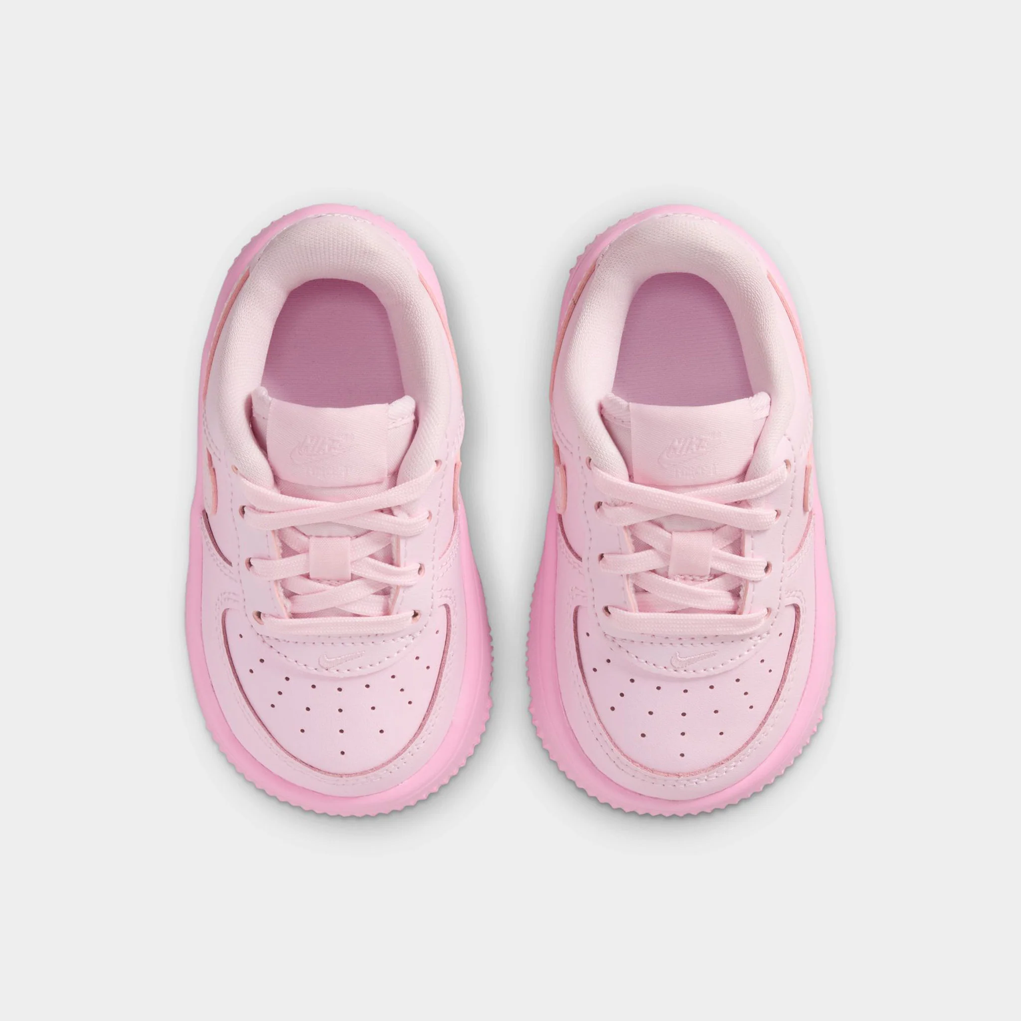 Nike Air Force 1 TD Pink Foam / Pink Foam - Pink Rise - Image 5