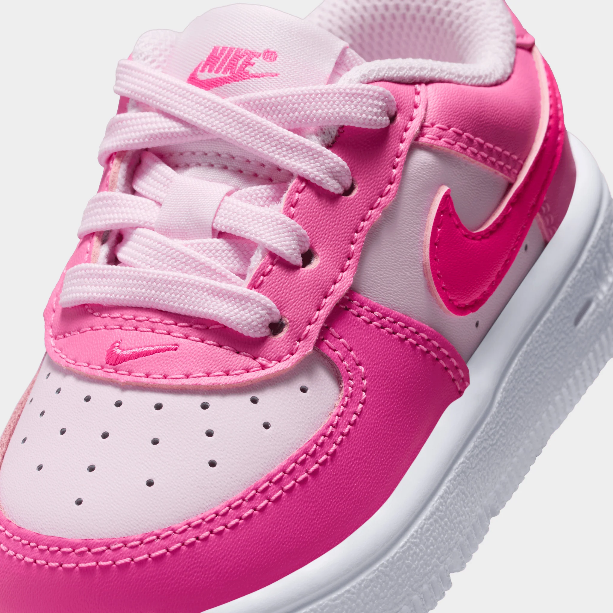 Nike Air Force 1 TD Pinksicle / Hyper Pink - Pink Foam - Image 3