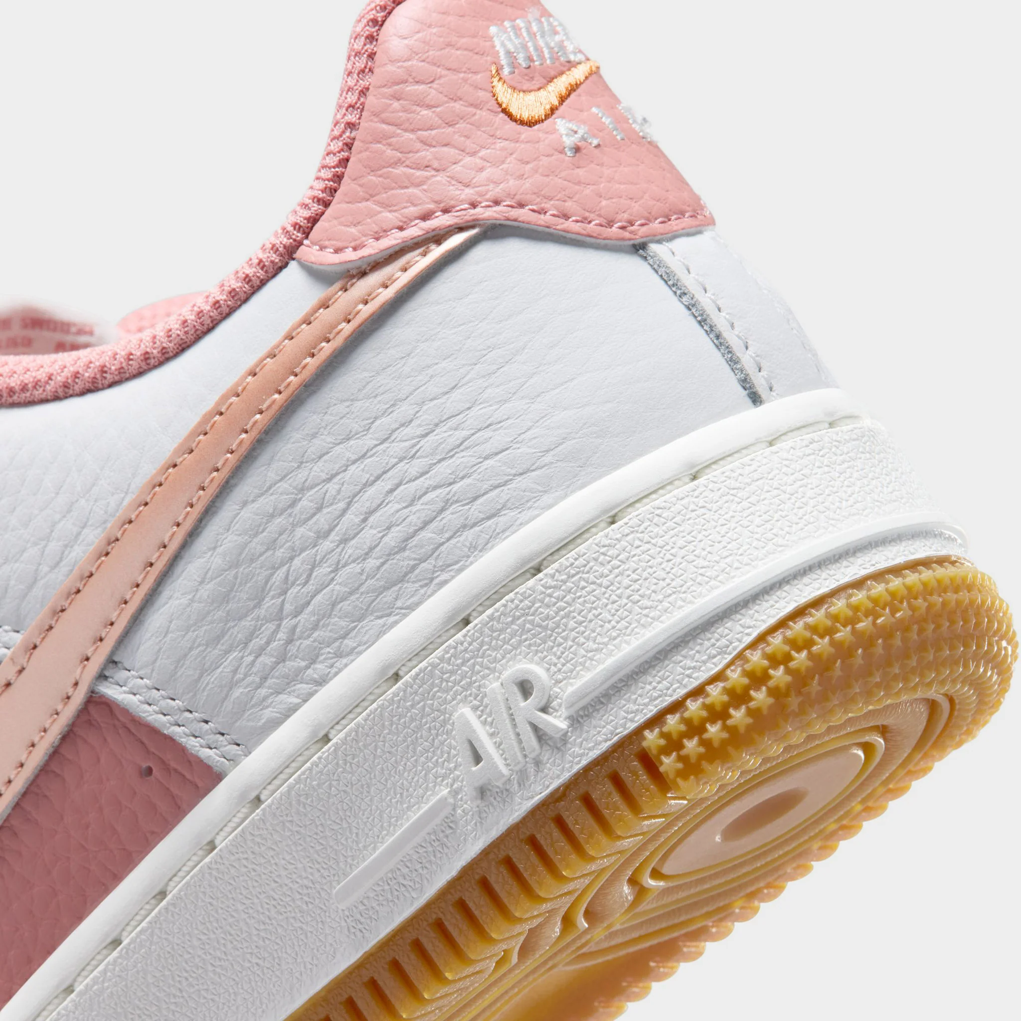Nike Air Force 1 GS Rust Pink / Metallic Red Bronze - Arctic Punch - Image 4