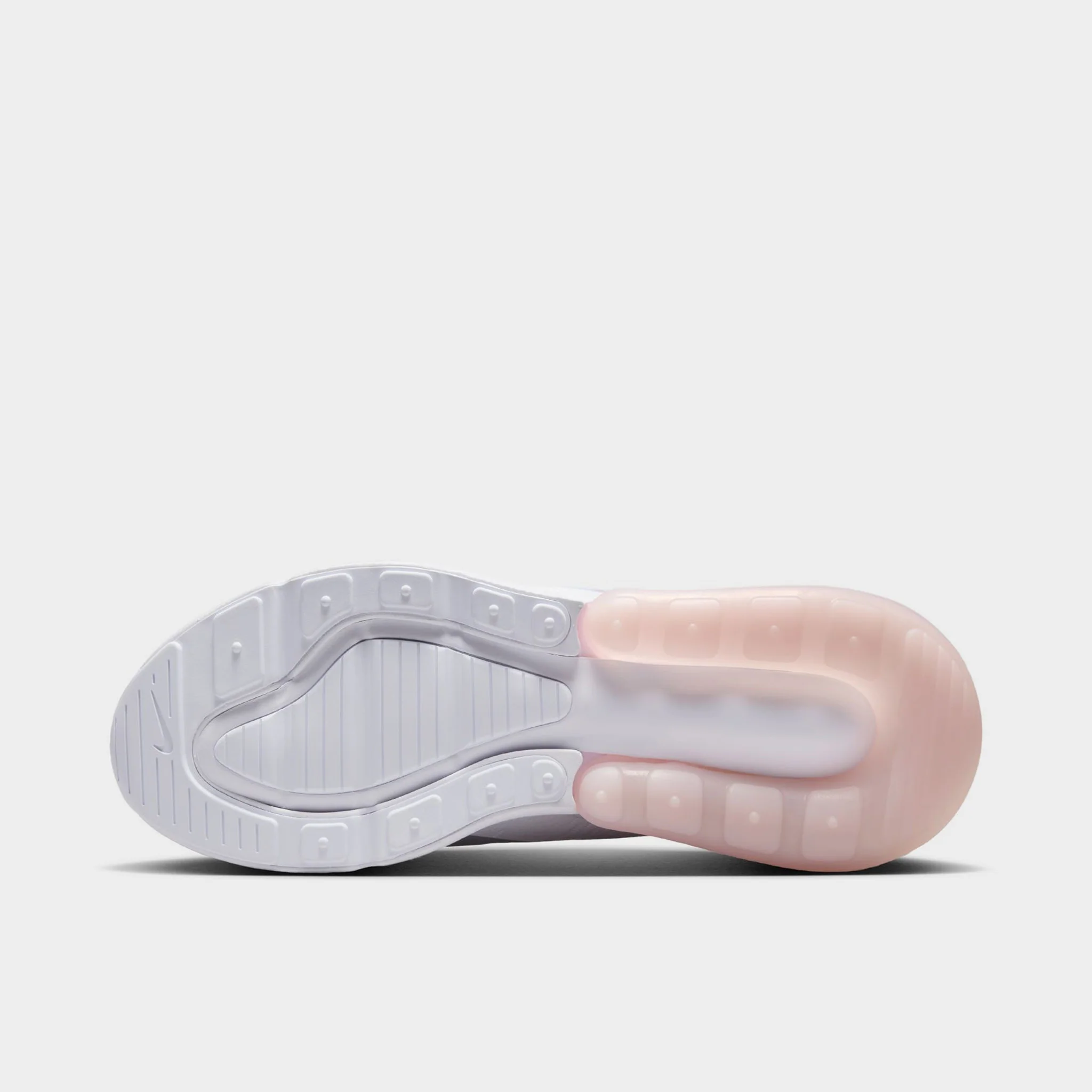 Nike Air Max 270 GS White / Pink Foam - Light Smoke Grey - Image 6