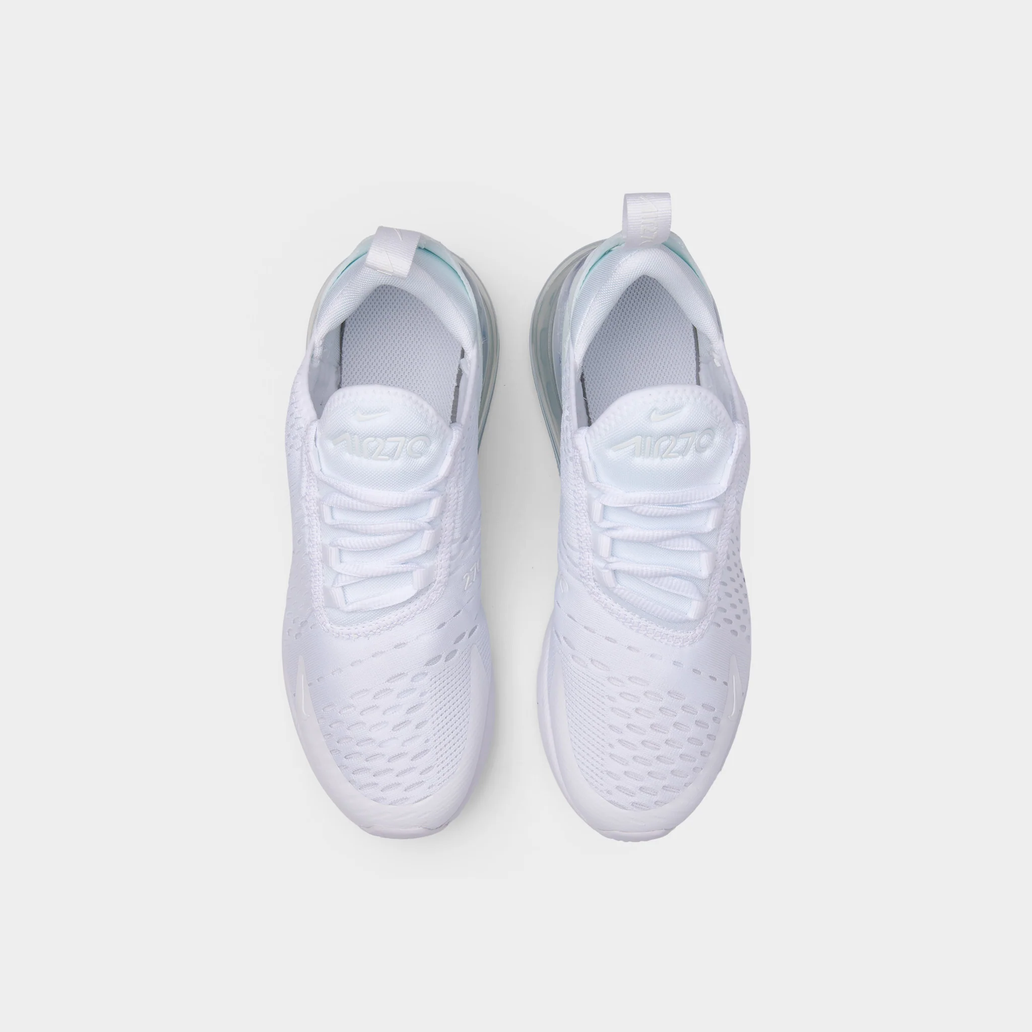 Nike Air Max 270 GS White / White - Metallic Silver - Image 5