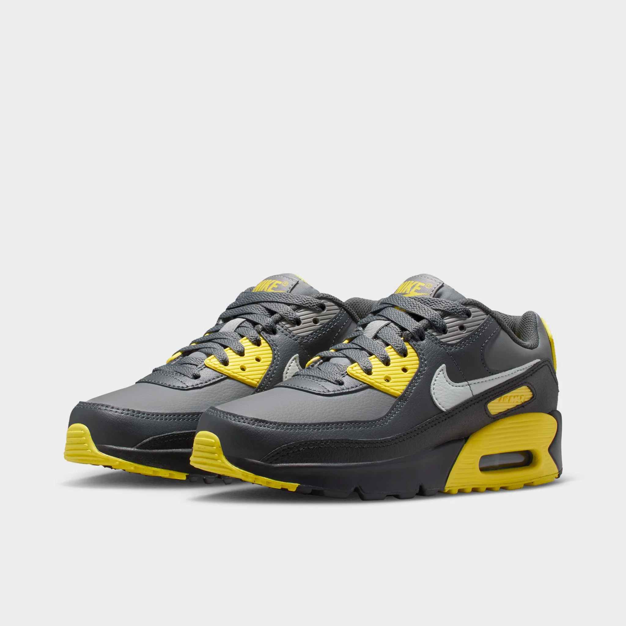 Nike Air Max 90 GS Lightening / Light Silver - Smoke Grey - Image 2
