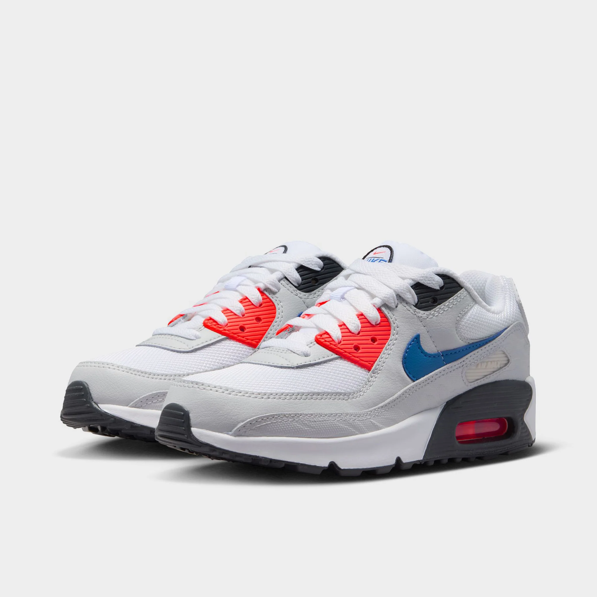 Nike Air Max 90 GS White / Game Royal - Photon Dust - Image 2