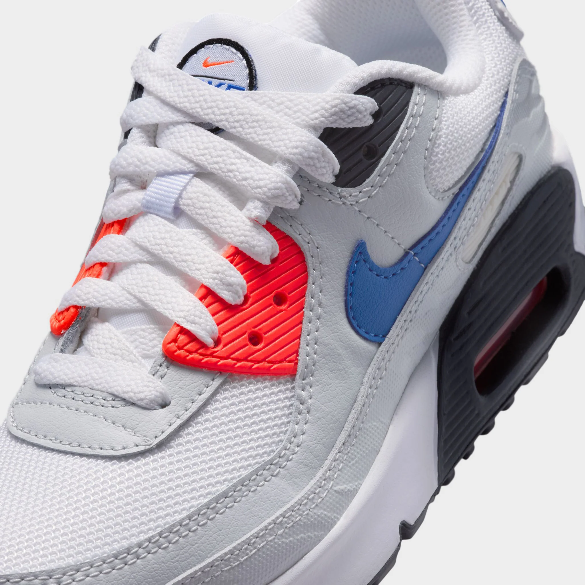Nike Air Max 90 GS White / Game Royal - Photon Dust - Image 3