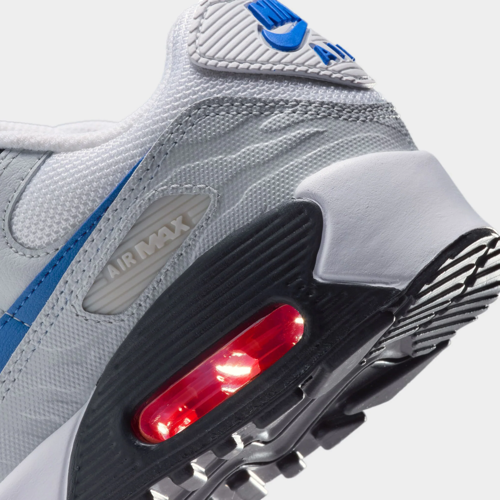 Nike Air Max 90 GS White / Game Royal - Photon Dust - Image 4