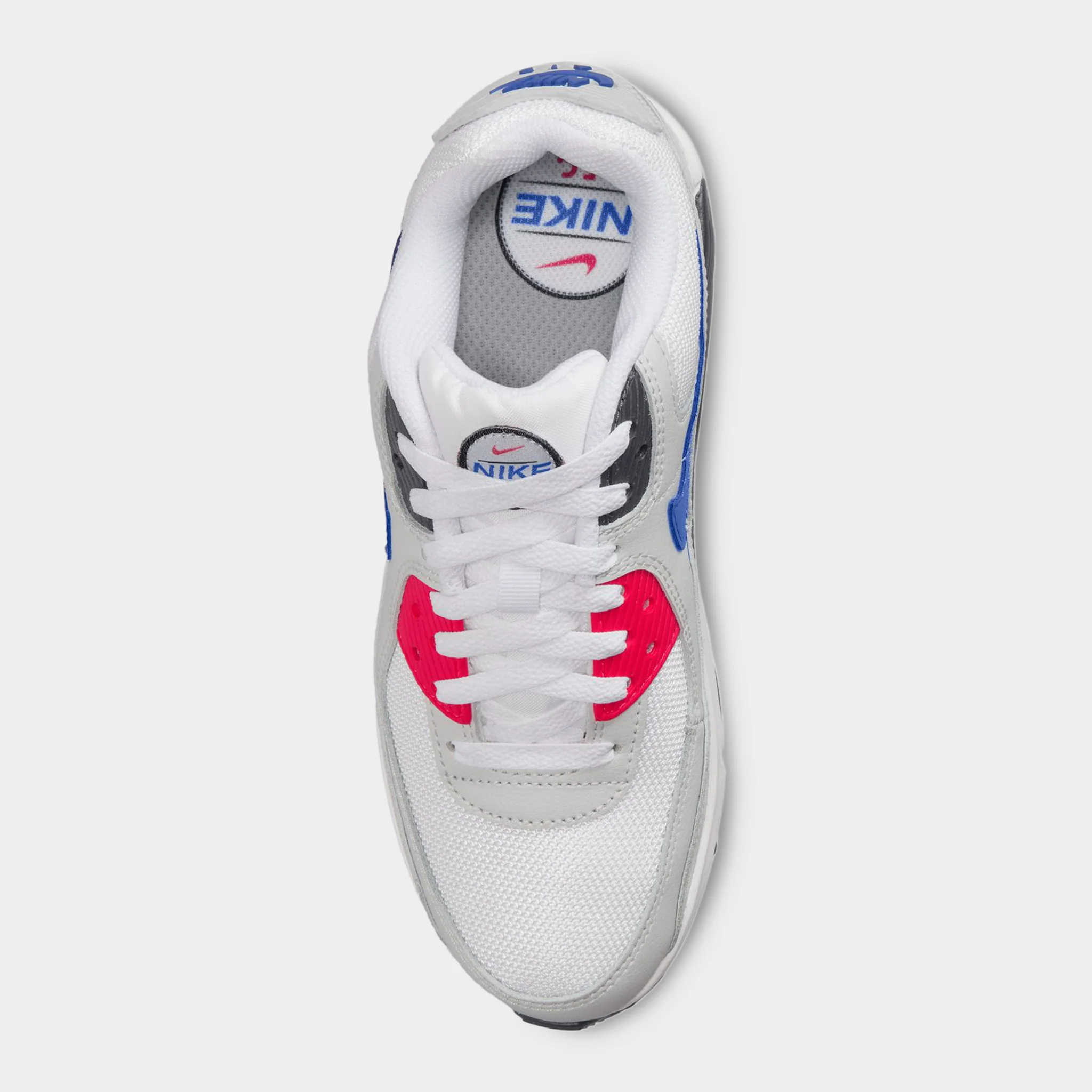 Nike Air Max 90 GS White / Game Royal - Photon Dust - Image 6