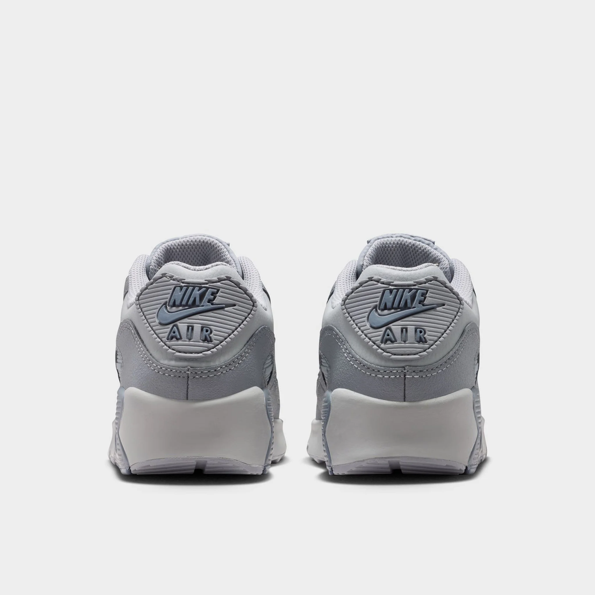 Nike Air Max 90 GS Wolf Grey / Armory Blue - Stealth - Image 4
