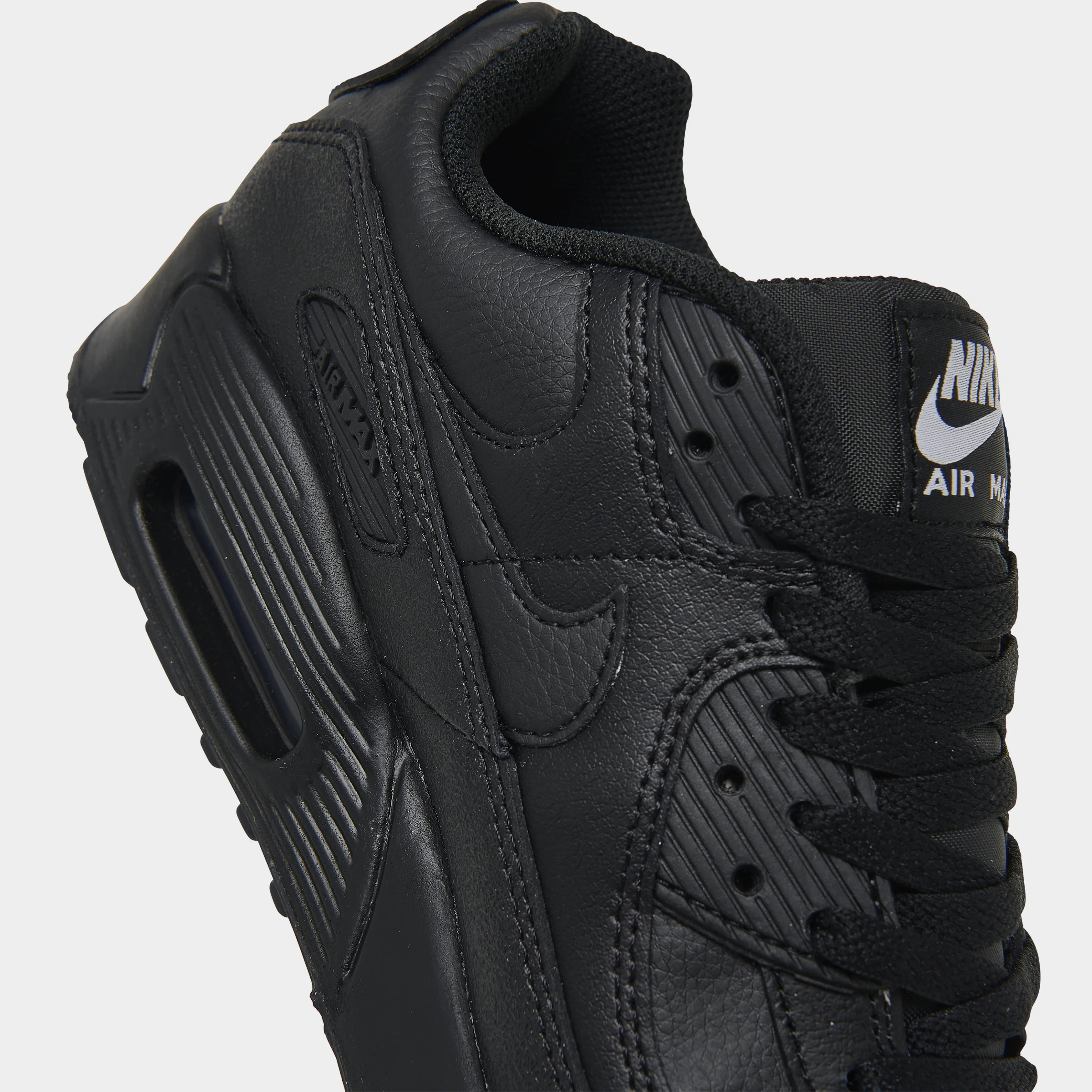Nike Air Max 90 LTR GS Black / Black - White - Image 3