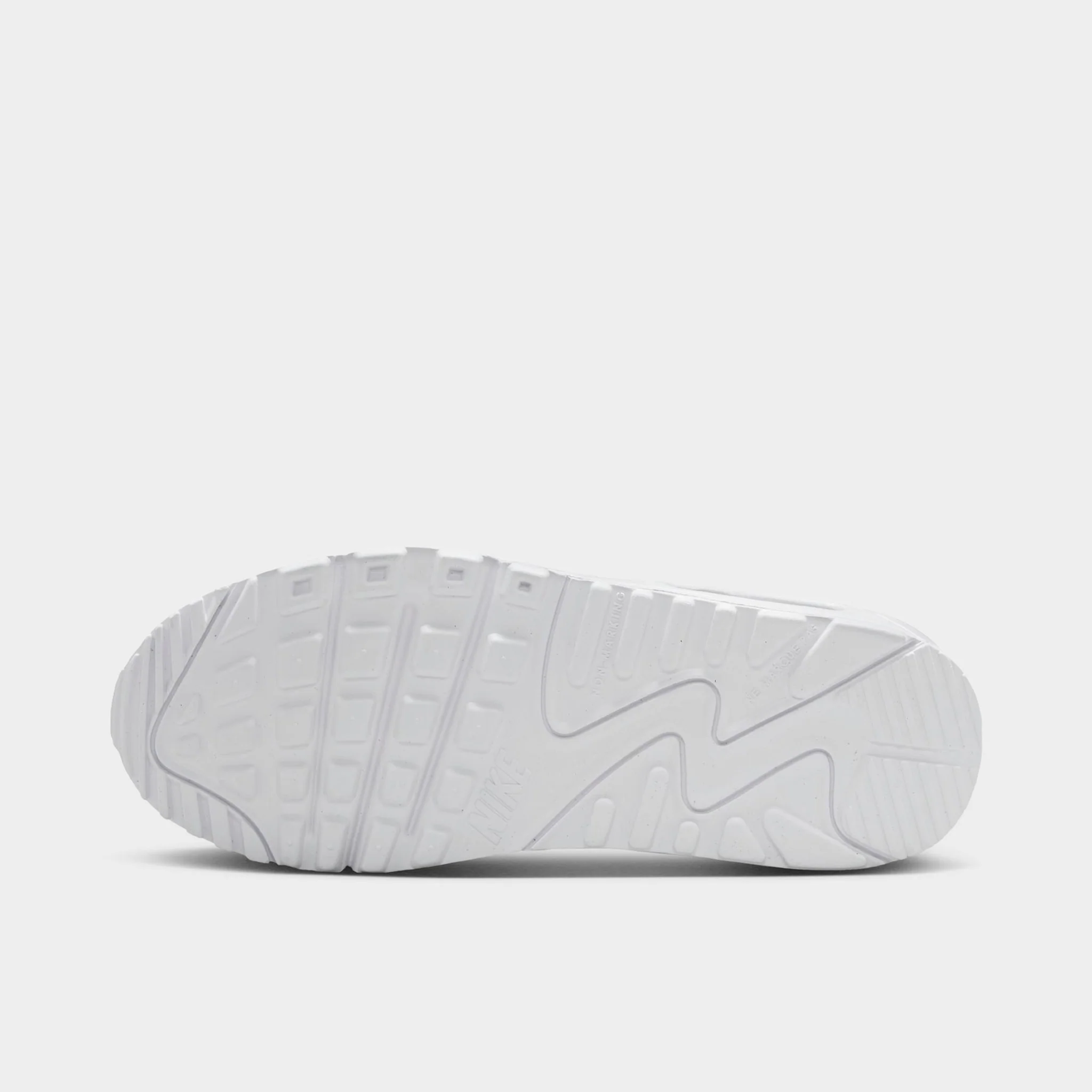 Nike Air Max 90 LTR GS White / White - Metallic Silver - Image 6