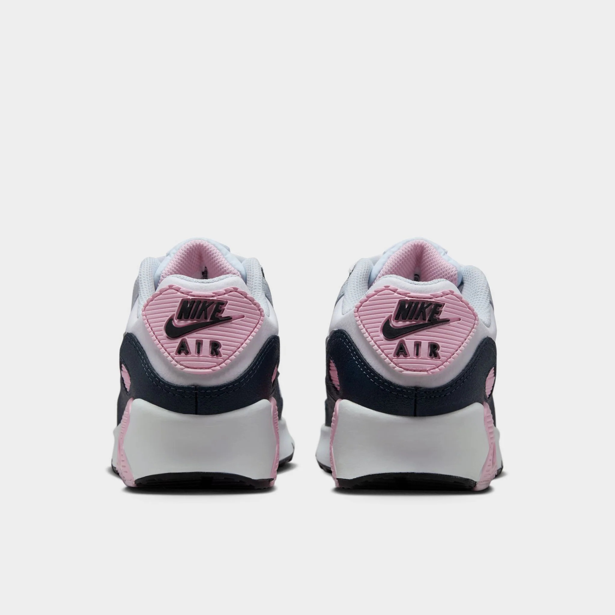 Nike Air Max 90 LTR GS White / Wolf Grey - Pink Foam - Image 4