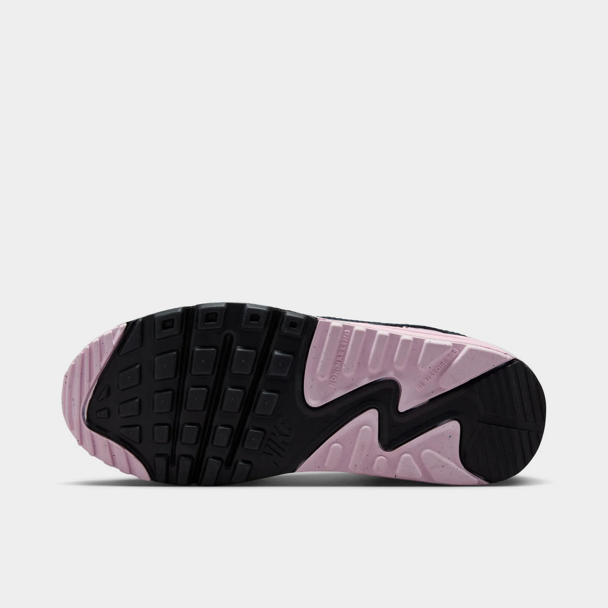 Nike Air Max 90 LTR GS White / Wolf Grey - Pink Foam - Image 6