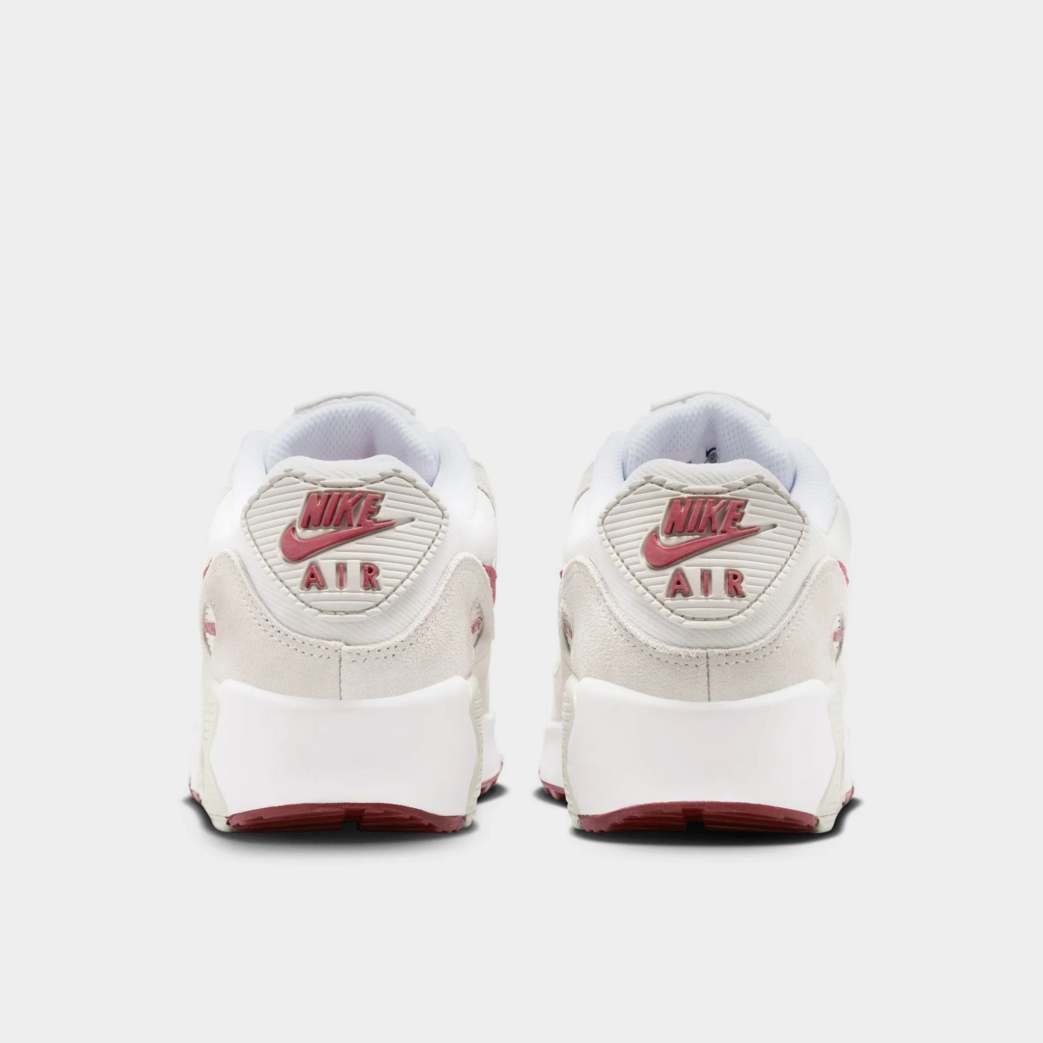 Nike Air Max 90 SE GS White / Team Crimson - Light Bone - Image 6
