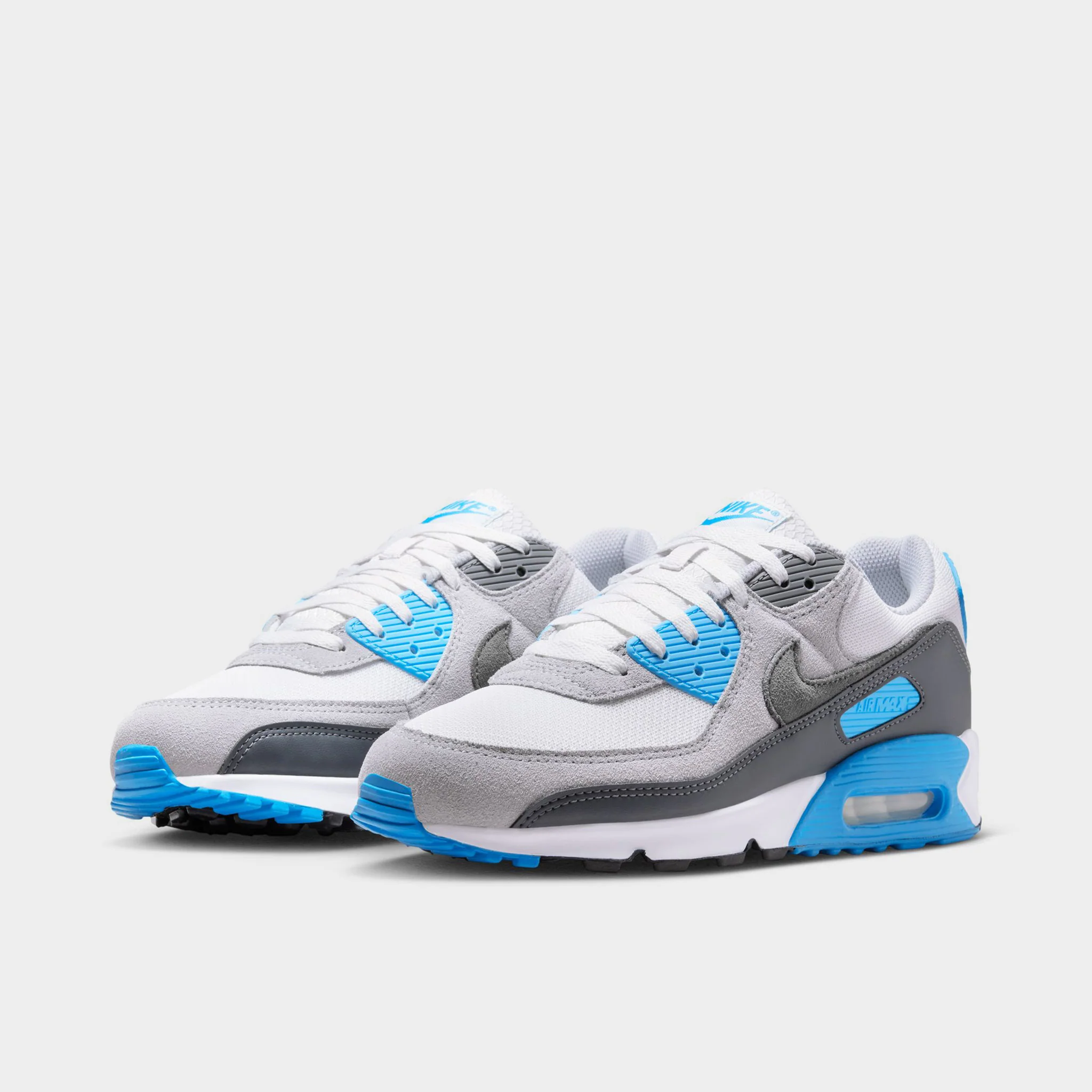 Nike Air Max 90 White / Blue / Grey - Image 2