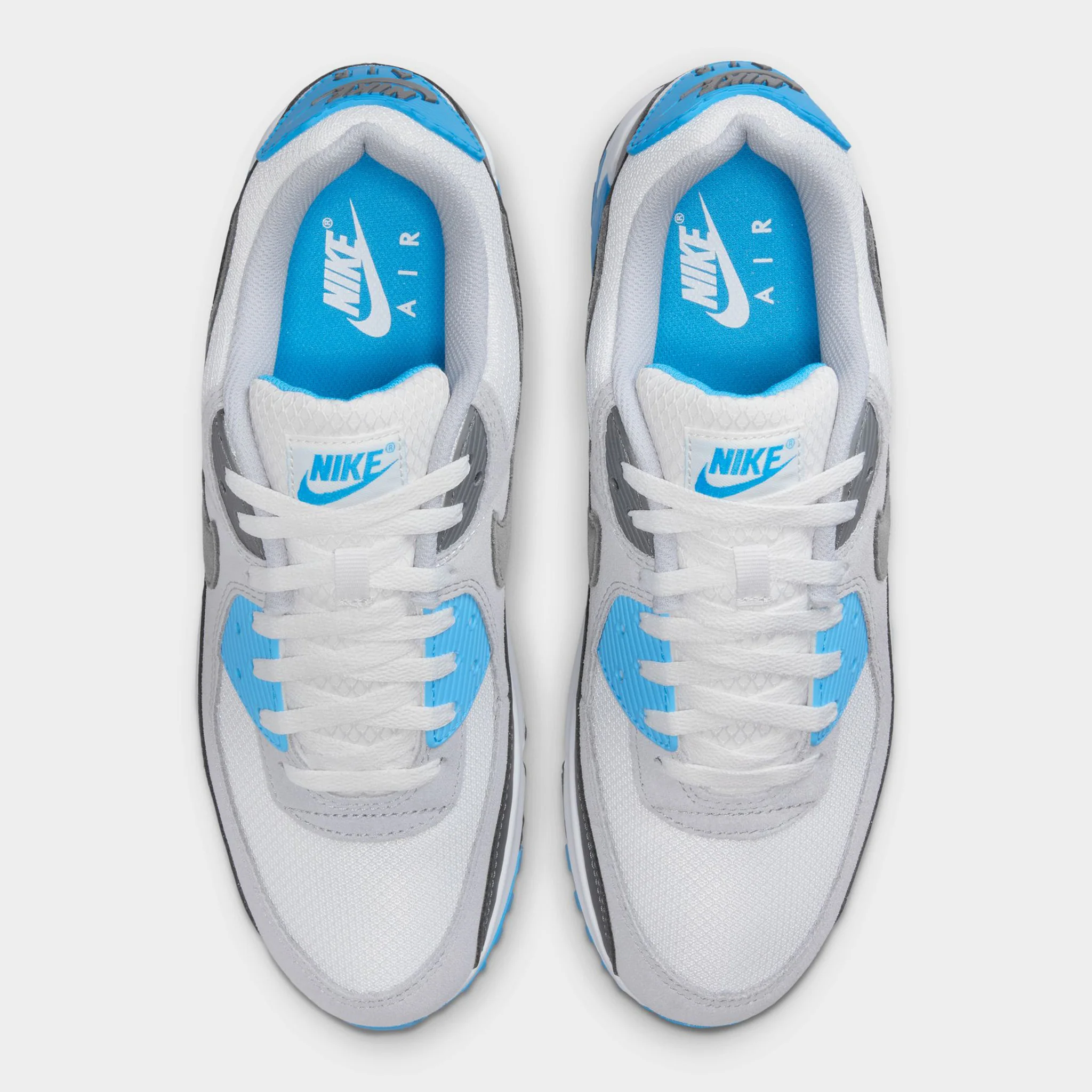 Nike Air Max 90 White / Blue / Grey - Image 4