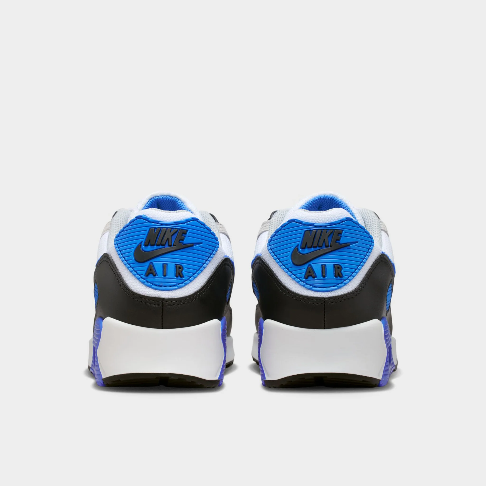 Nike Air Max 90 White / Blue Crystal - Lt Smoke - Image 5