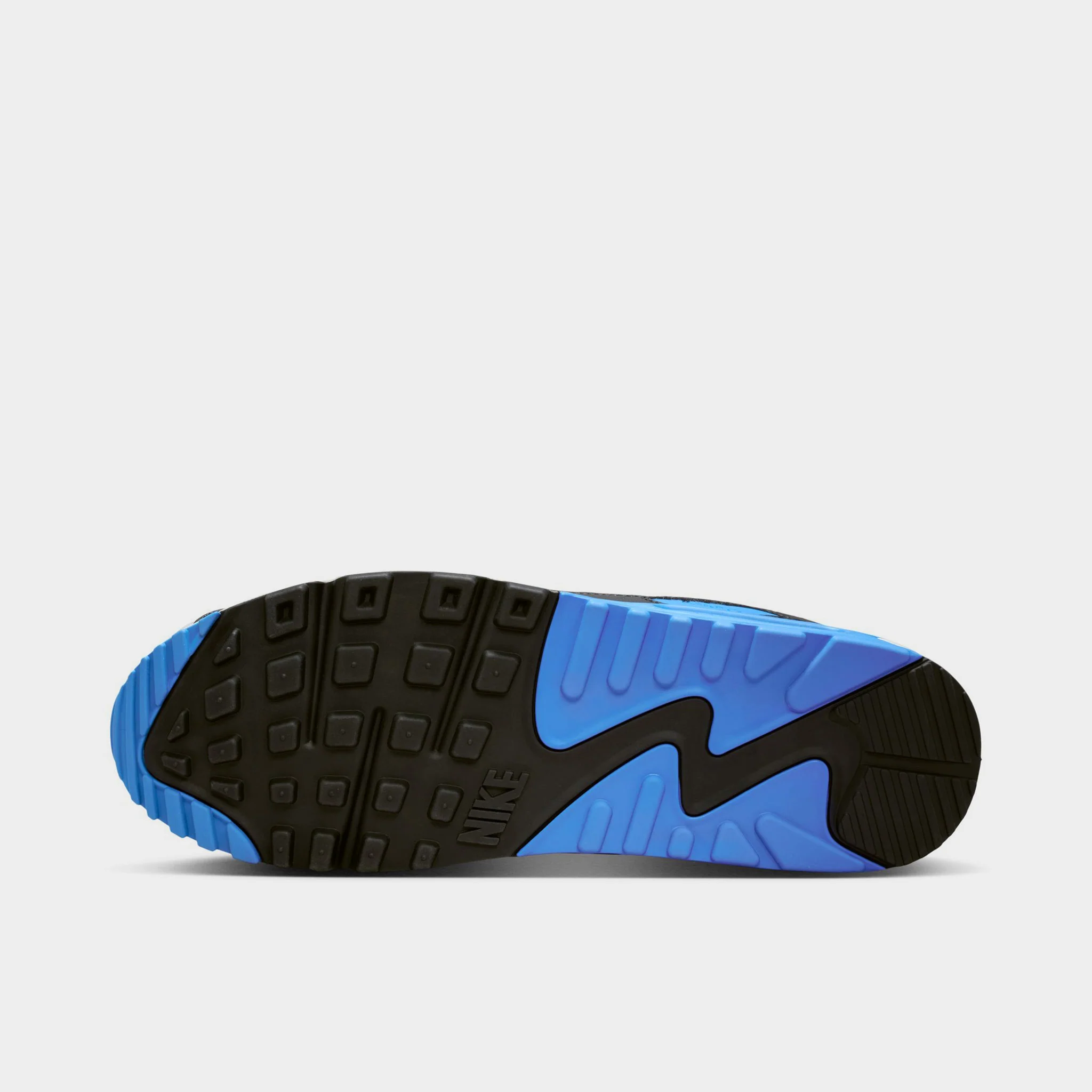 Nike Air Max 90 White / Blue Crystal - Lt Smoke - Image 8