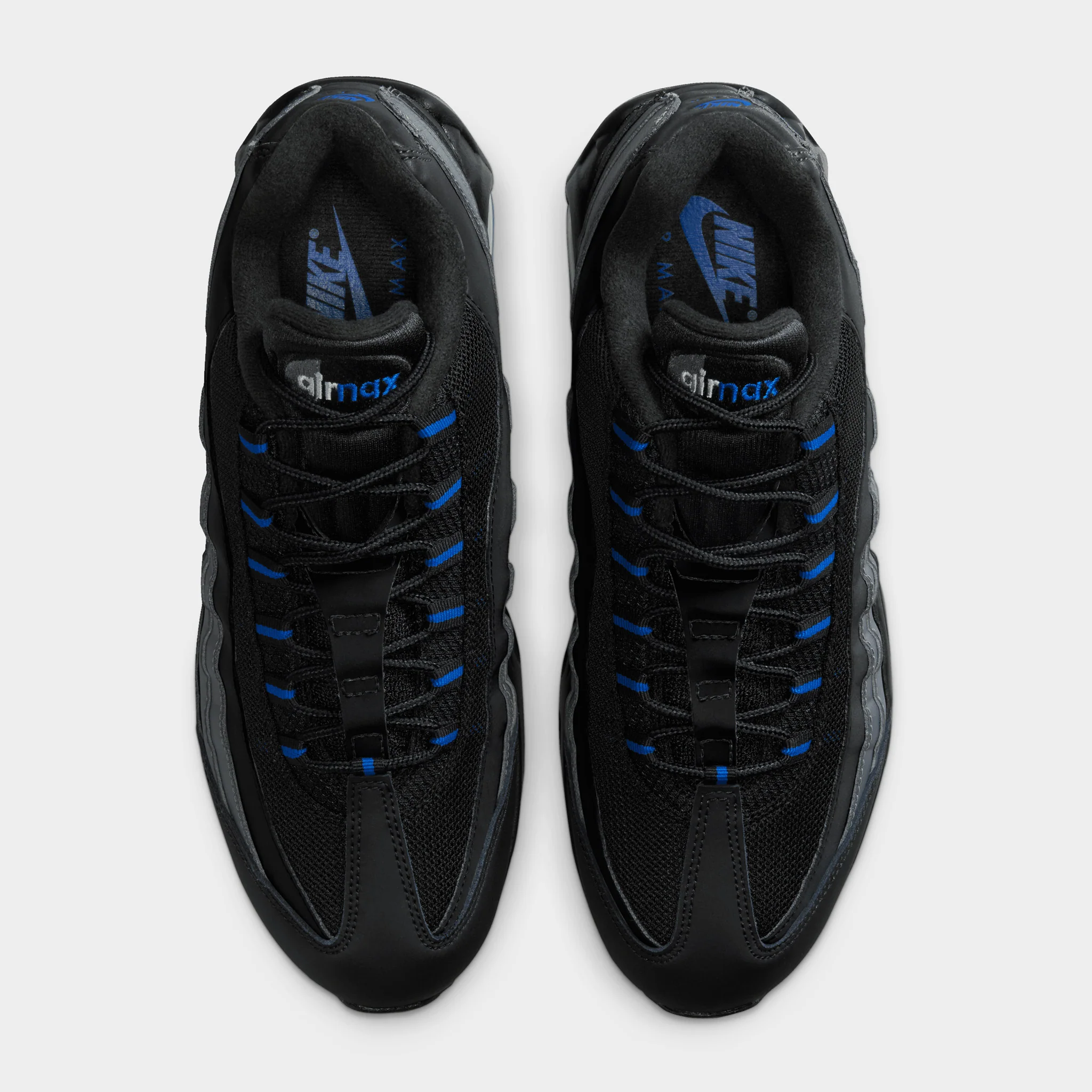 Nike Air Max 95 Big Bubble Black / Grey / Blue - Image 5