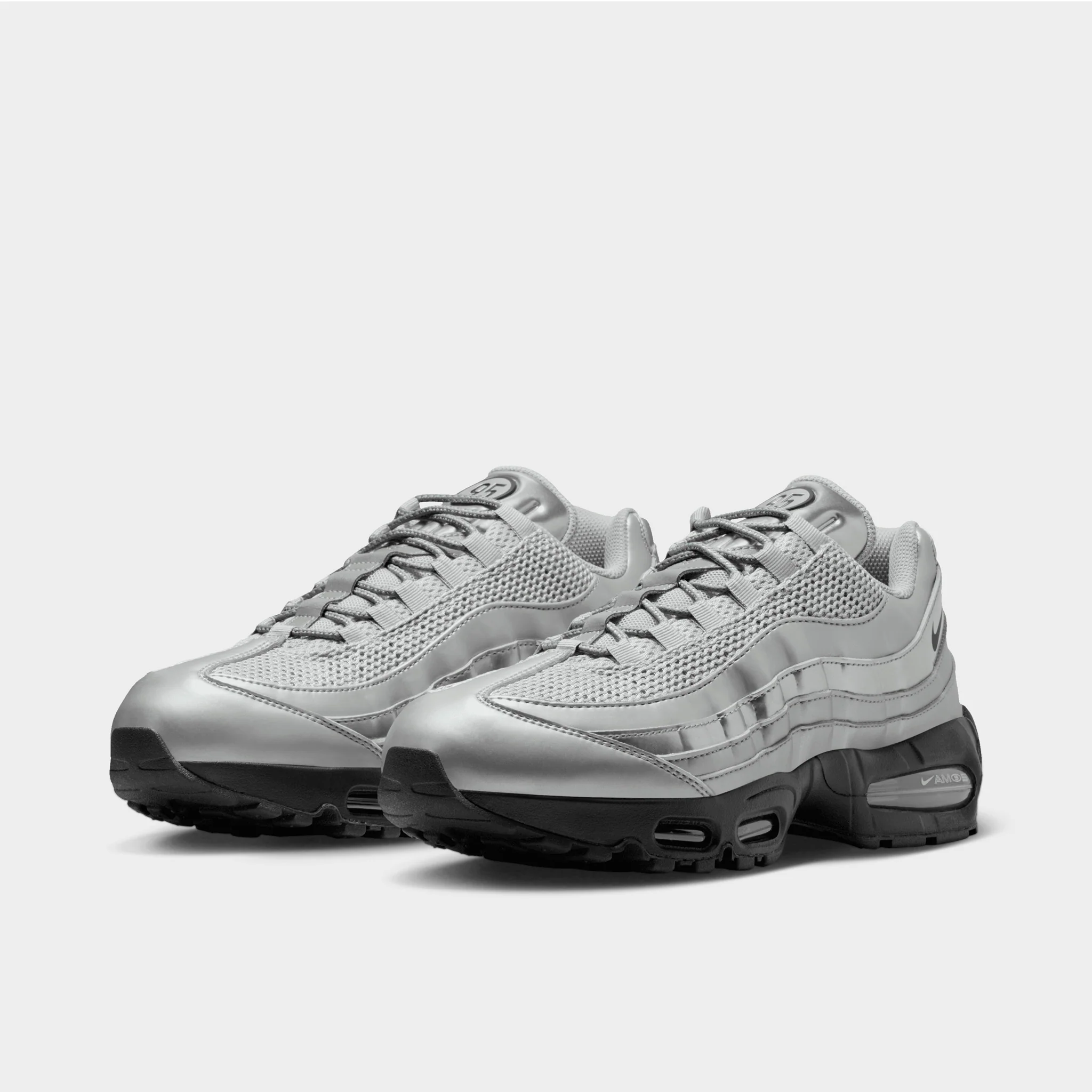Nike Air Max 95 Big Bubble SE Silver / Black - Image 2