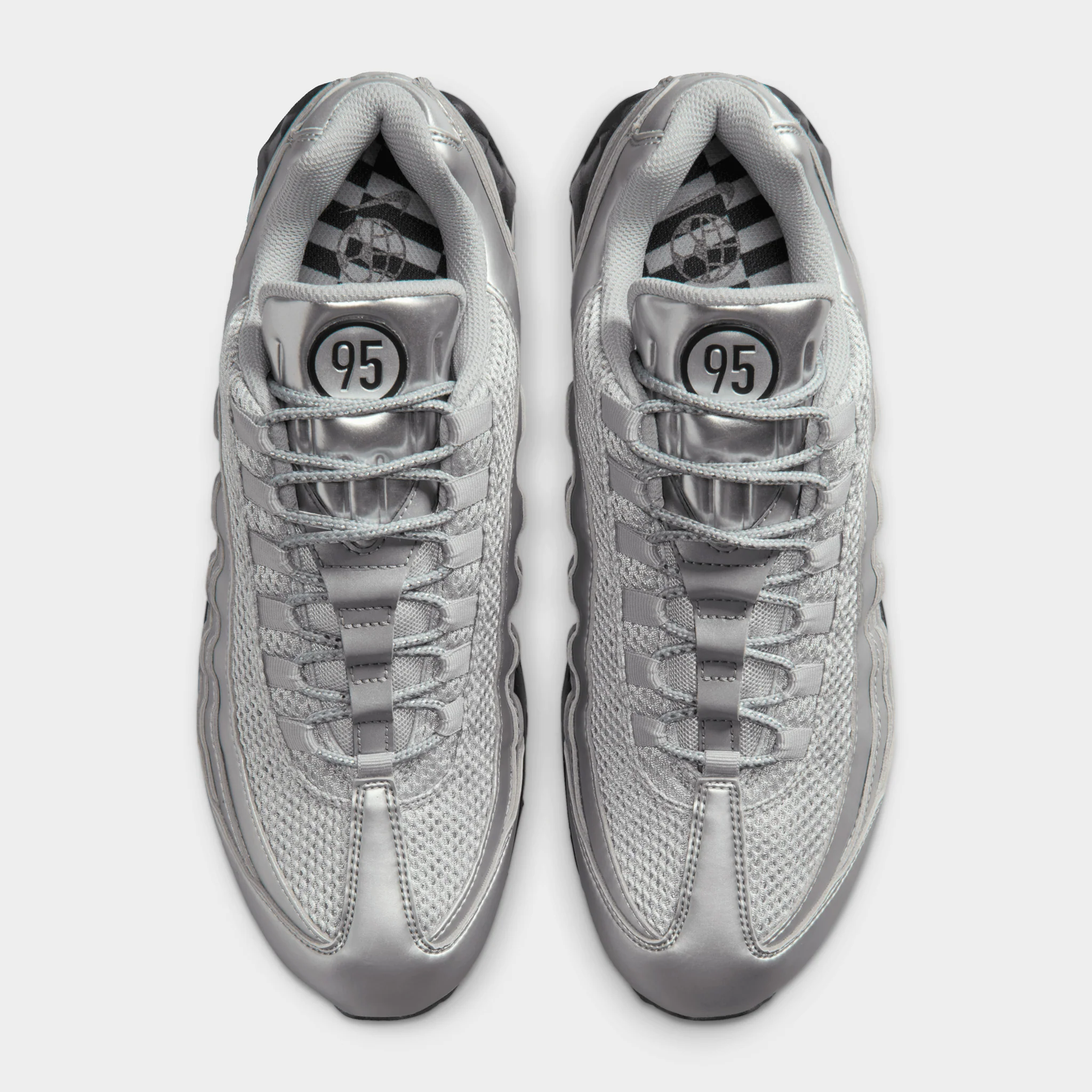 Nike Air Max 95 Big Bubble SE Silver / Black - Image 5