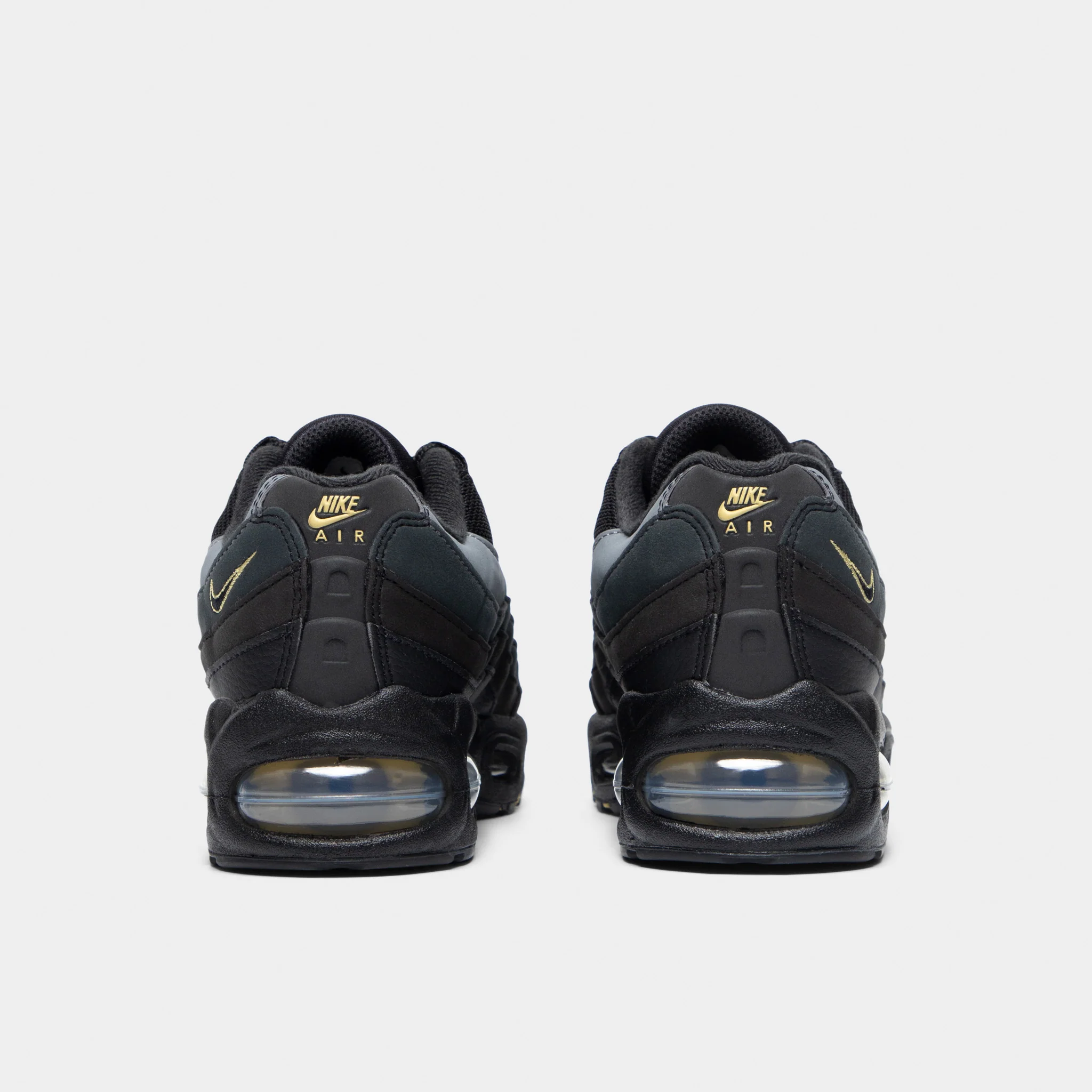 Nike Air Max 95 GS Black / Buff Gold - Anthrachite - Image 4
