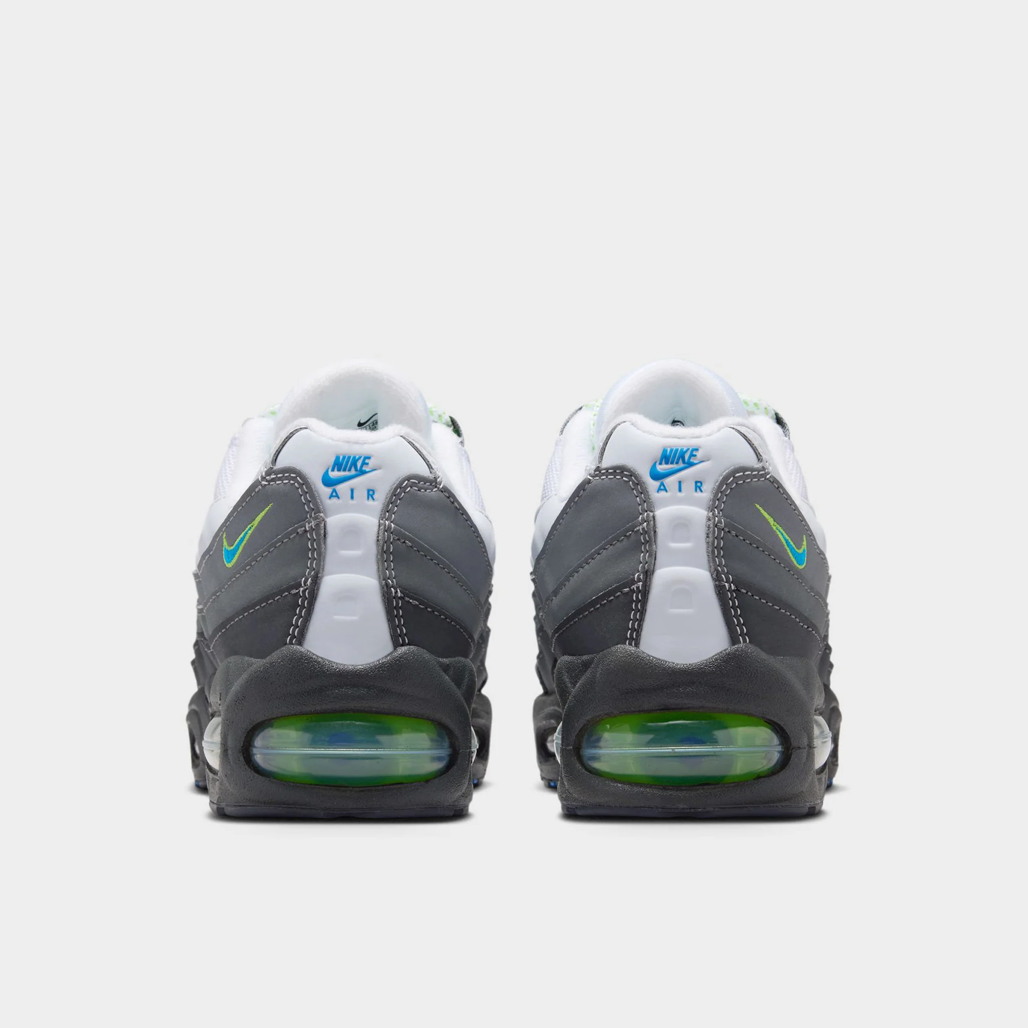 Nike Air Max 95 GS Black / Photo Blue - Action Green - Image 5