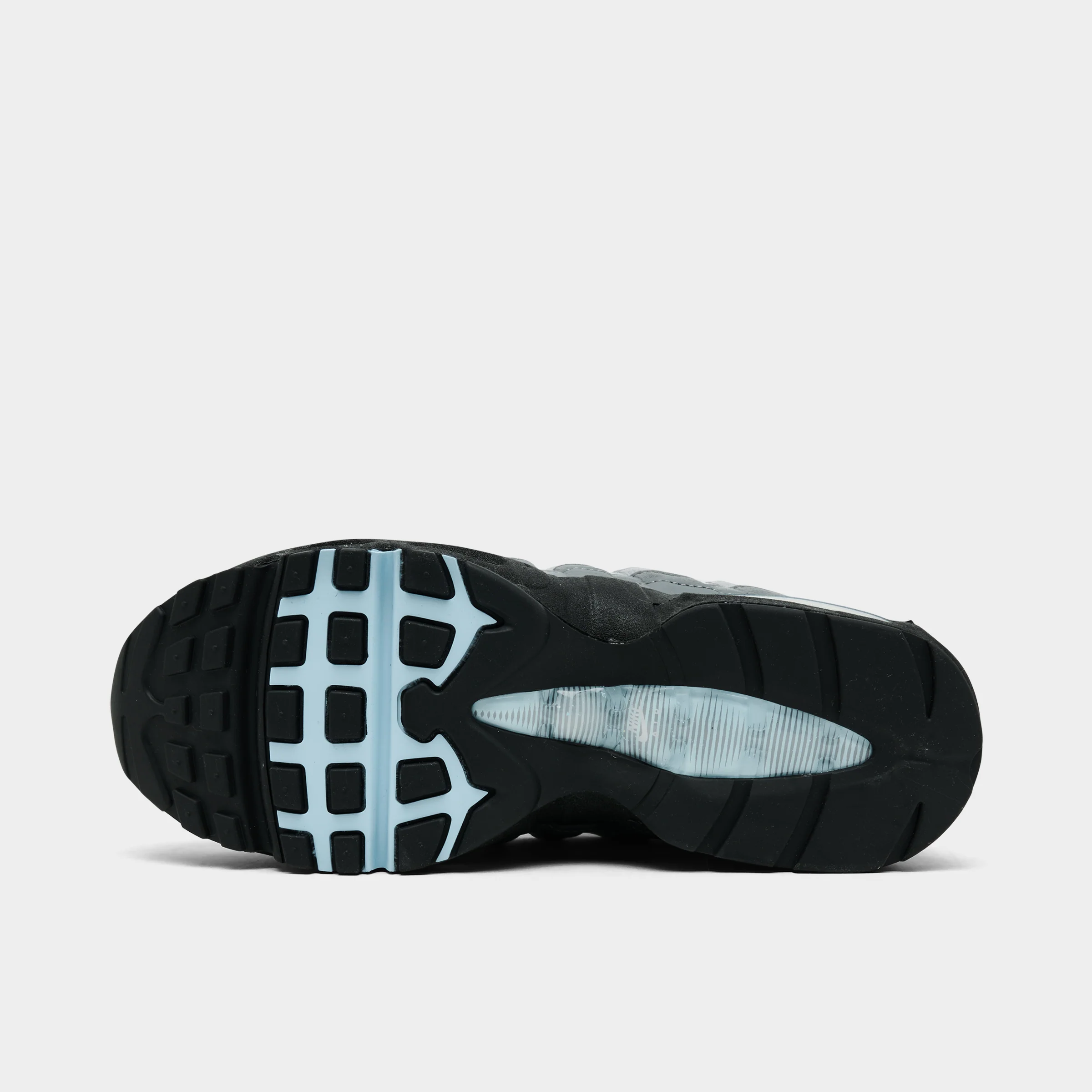Nike Air Max 95 GS Cool Grey / Psychic Blue - Image 6